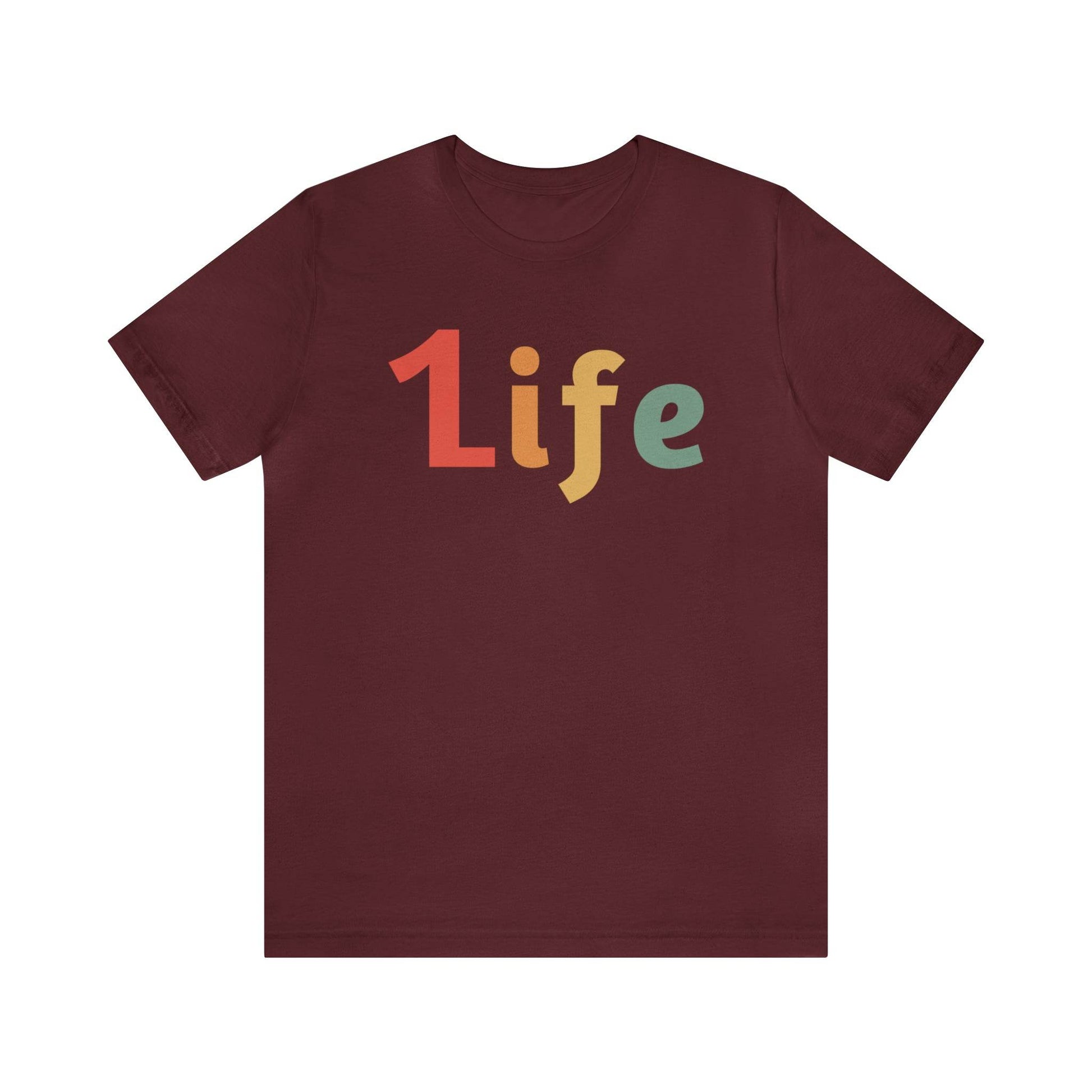 Retro One life Shirt 1life shirt Live Your Life You Only Have One Life To Live Retro Shirt - Giftsmojo
