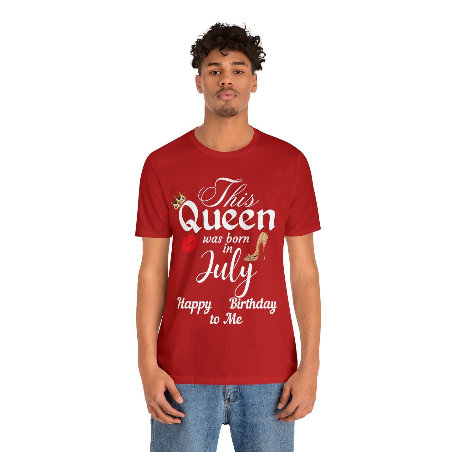 Birthday Queen Shirt, Gift for Birthday, This Queen was born in July Shirt, Funny Queen Shirt, Funny Birthday Shirt, Birthday Gift