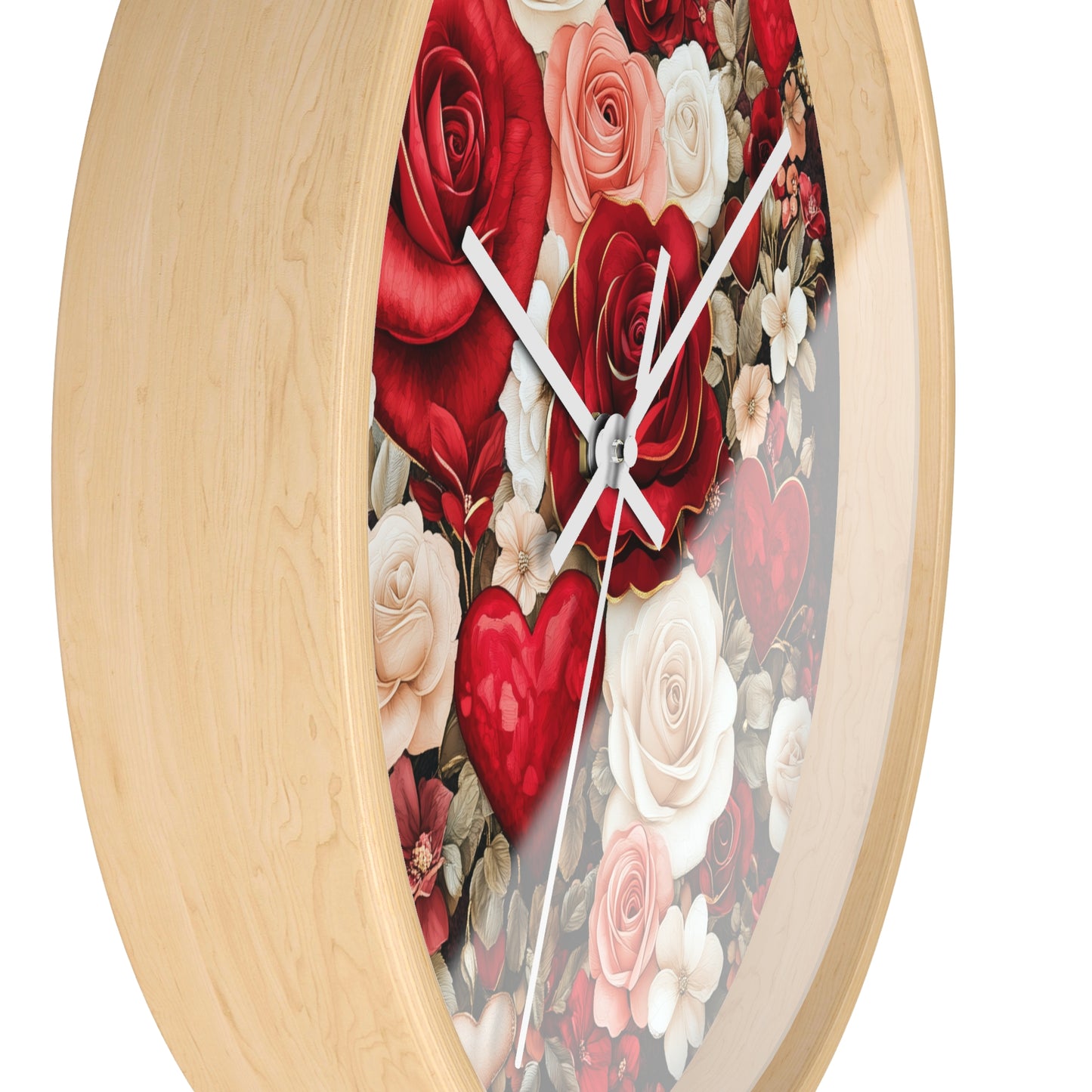 Botanical Home Decor Floral Clock Flower Wall Clock, Nature Lover Gift