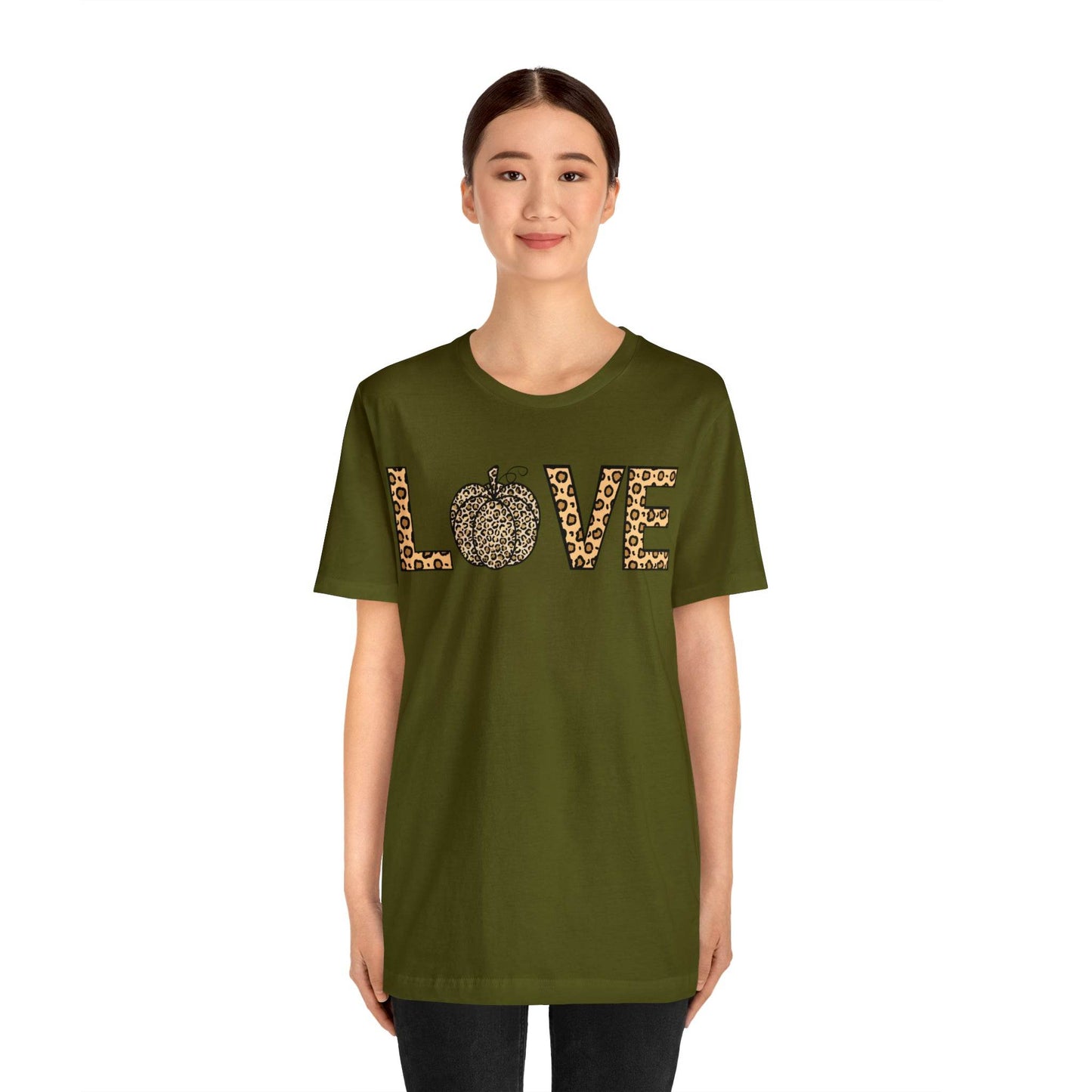 Embrace the Wild - Fall Leopard Print Shirt Leopard Print Love Fall - Pumpkin shirt - autumn shirt - Giftsmojo