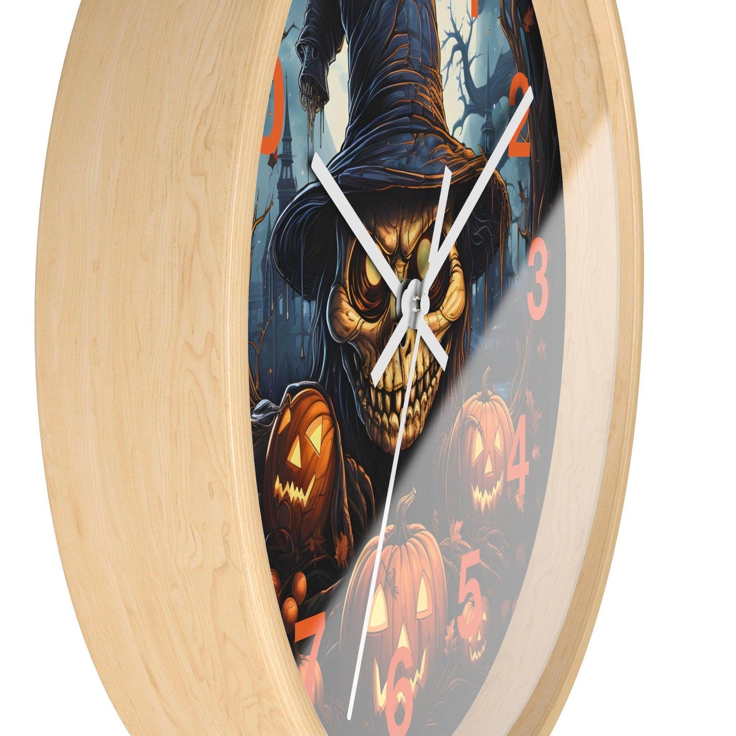 Halloween Ghost Wall Clock Home Decor Halloween Wall Clocks Halloween Clock Fall Clock Halloween Decor - Giftsmojo