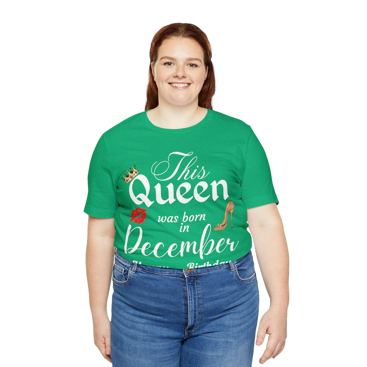 Birthday Queen Shirt, Gift for Birthday, This Queen was born in December Shirt, Funny Queen Shirt, Funny Birthday Shirt, Birthday Gift - Giftsmojo