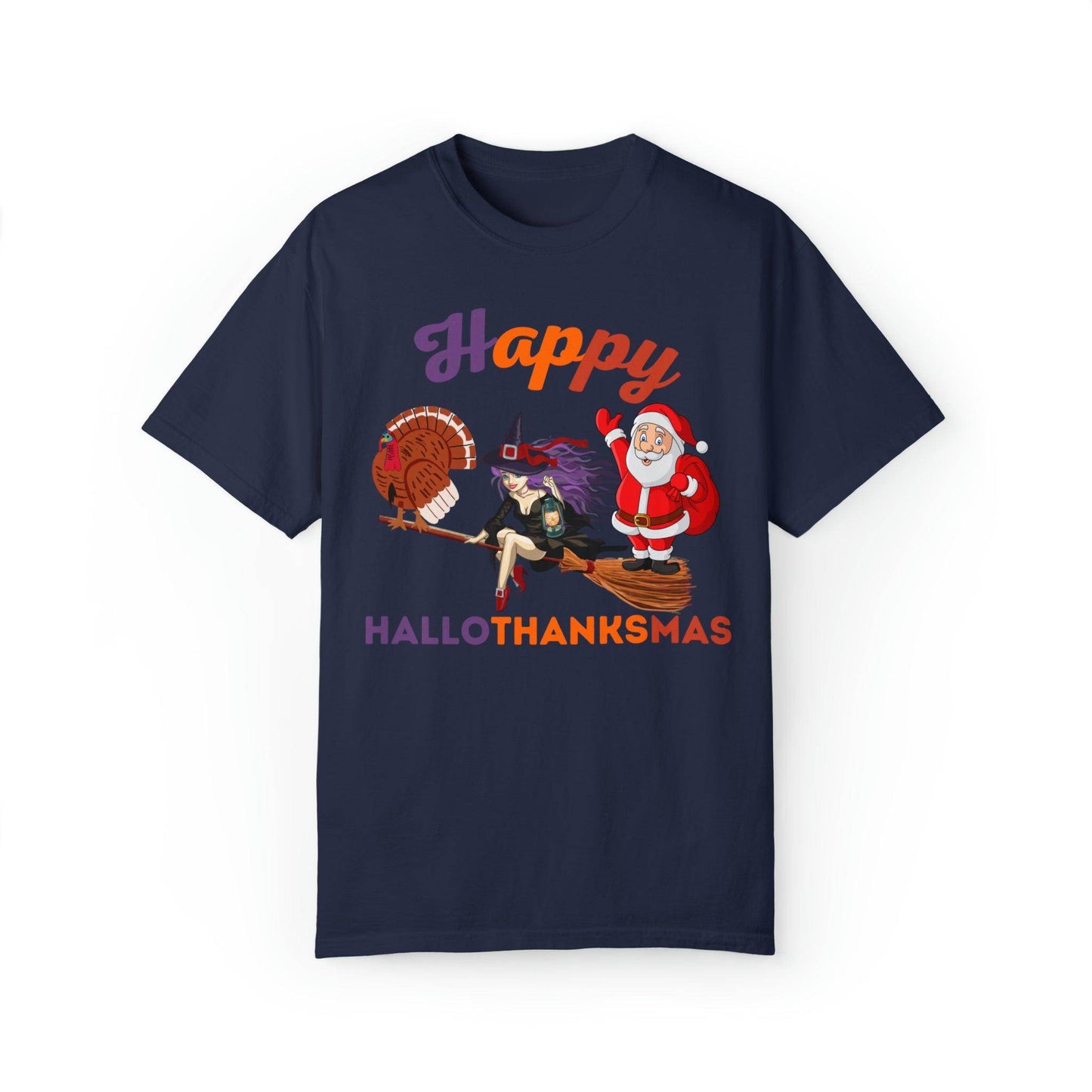 Happy HALLOTHANKSMAS Gift for Fall Halloween Thanksgiving Christmas Gift - Giftsmojo