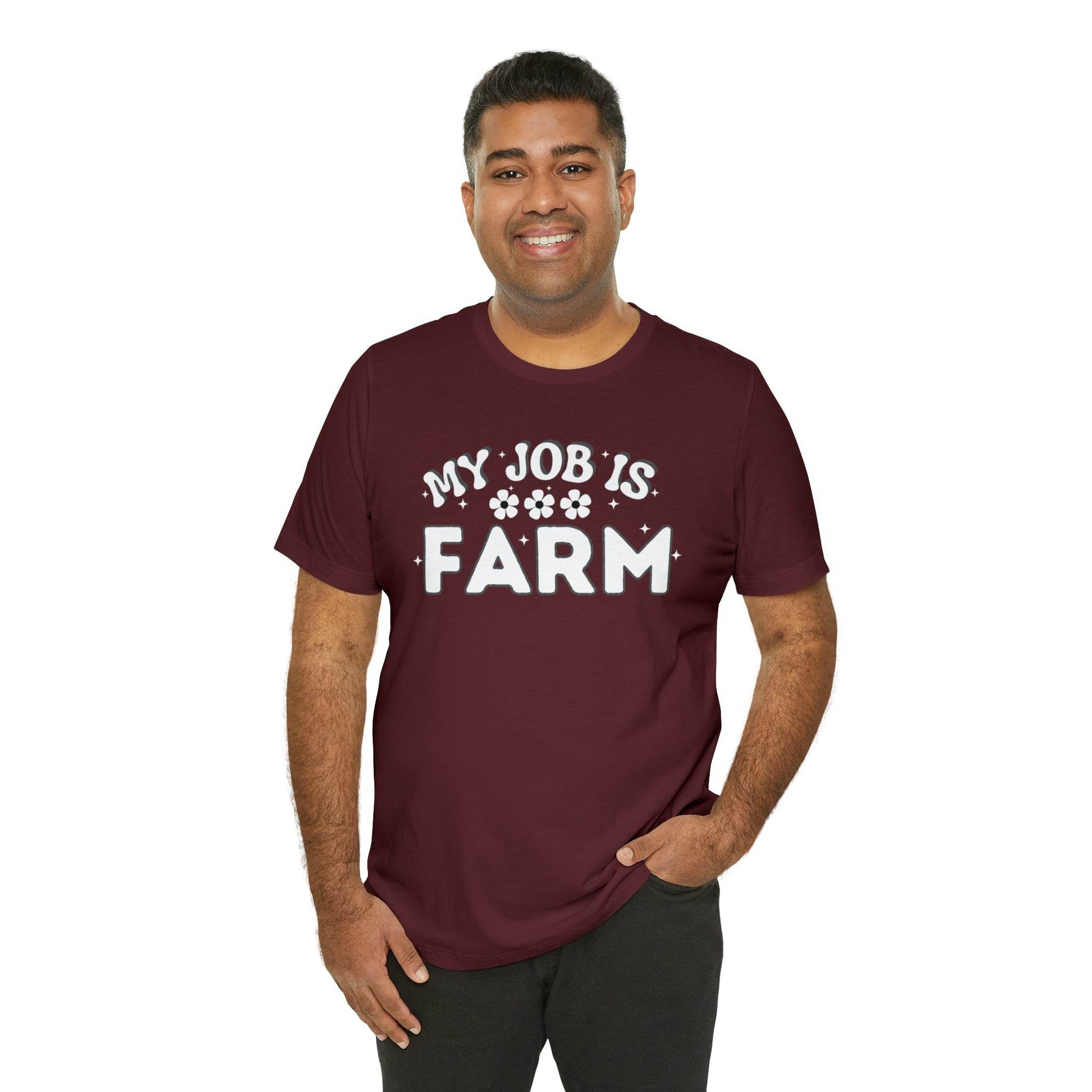 My Job is Farm Shirt Farmer Shirt Farming Shirt Homestead Gardening Shirt Farmers, Farmhand, Livestock Farmer, Crop Grower Horticulturist, Animal Scientist, Agricultural Engineer Environmental Scientist,  - Giftsmojo