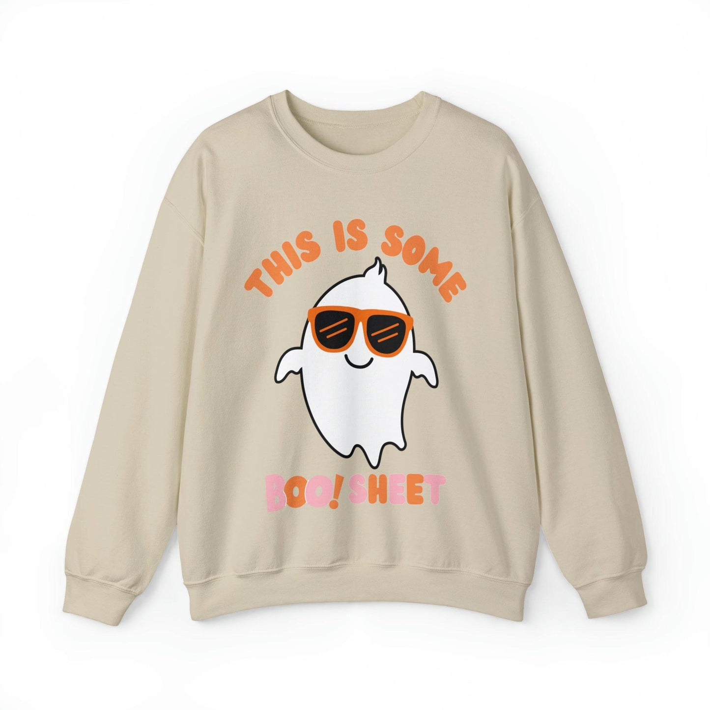 This Is Some Boo Sheet Ghost Sweatshirt Cute Ghost Sweatshirt Boo Ghost Sweatshirt Gift Shirt Funny Halloween Shirt Spooky Season Shirt - Giftsmojo