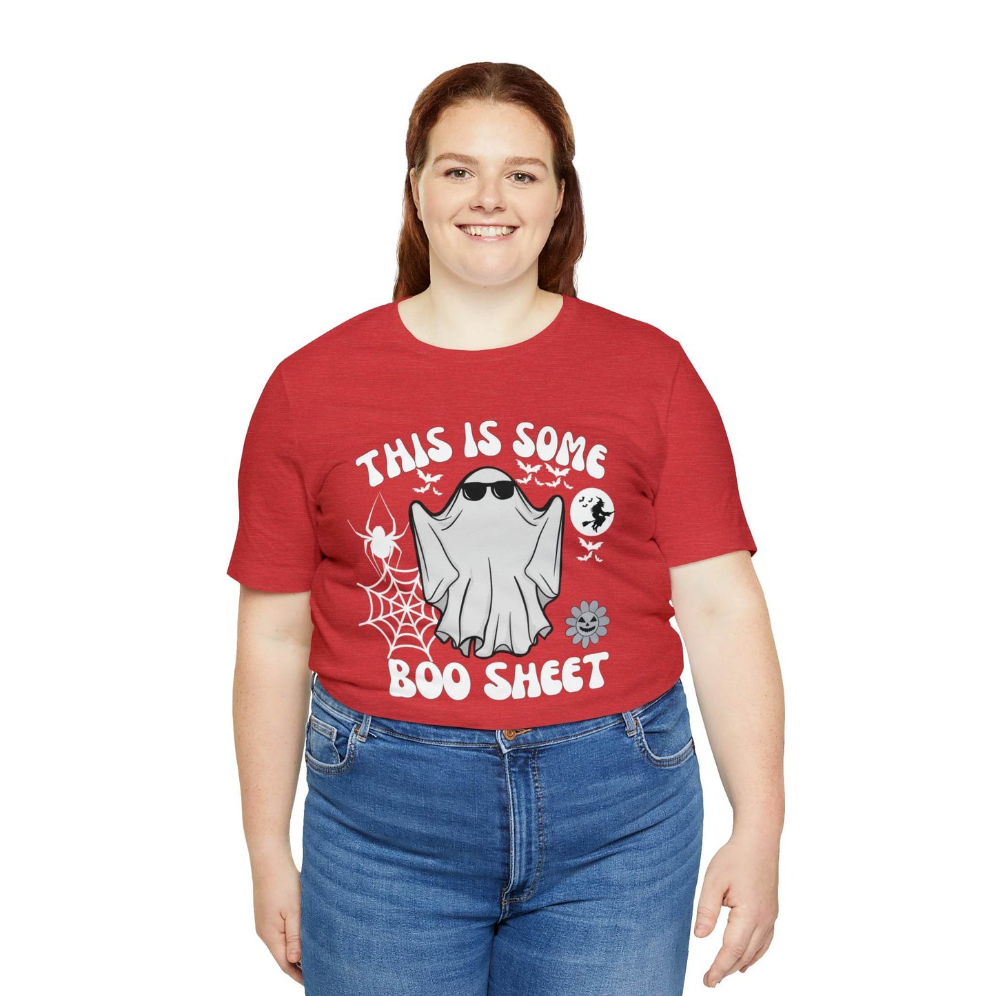 This Is Some Boo Sheet Funny Halloween Shirt Funny Halloween Costume Spooky Season Tee Funny Gift Shirt for Birthday Christmas Anniversary - Giftsmojo