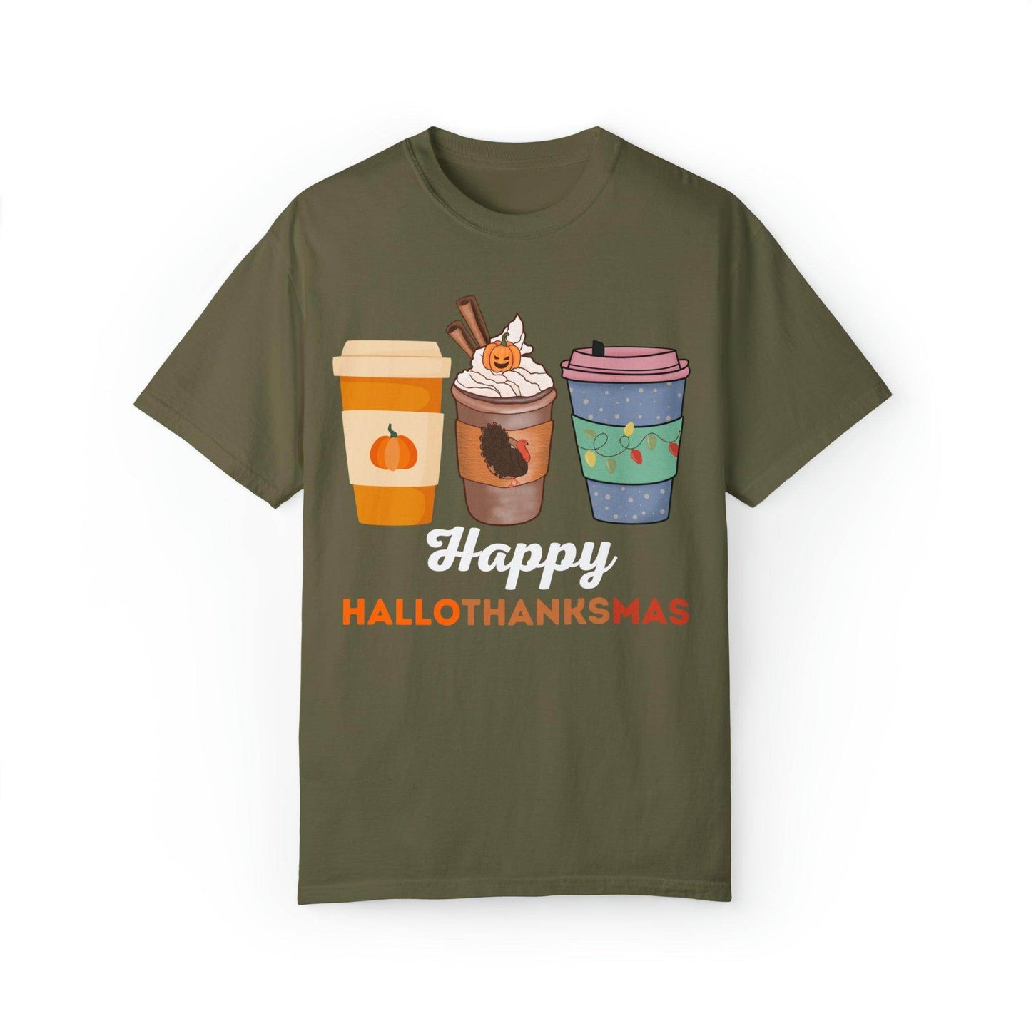 Happy HALLOTHANKSMAS Gift for Fall Halloween Thanksgiving Christmas Gift - Giftsmojo