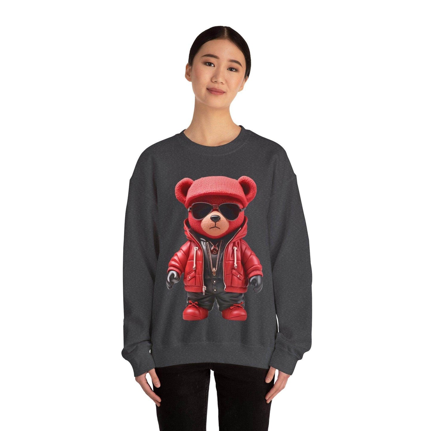 Hip-Hop Teddy Bear Sweatshirt: Elevate Your Style with Streetwear Chic - Giftsmojo