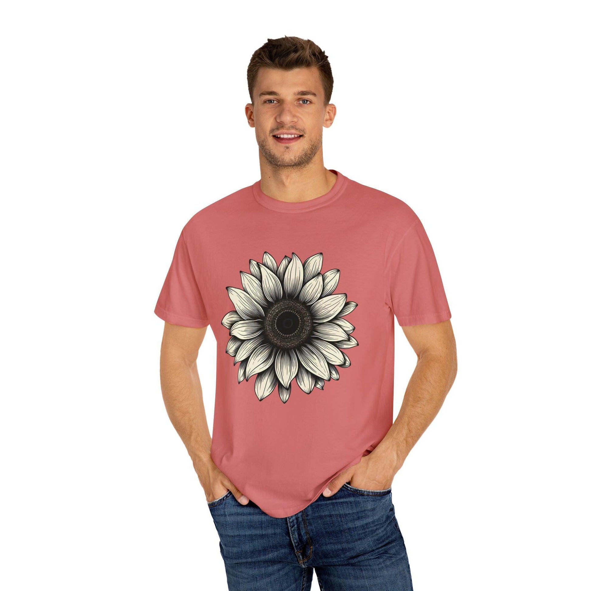 Sunflower Shirt Flower Shirt Aesthetic, Floral Graphic Tee Floral Shirt Flower T-shirt, Wild Flower Shirt Gift For Her Wildflower T-shirt - Giftsmojo