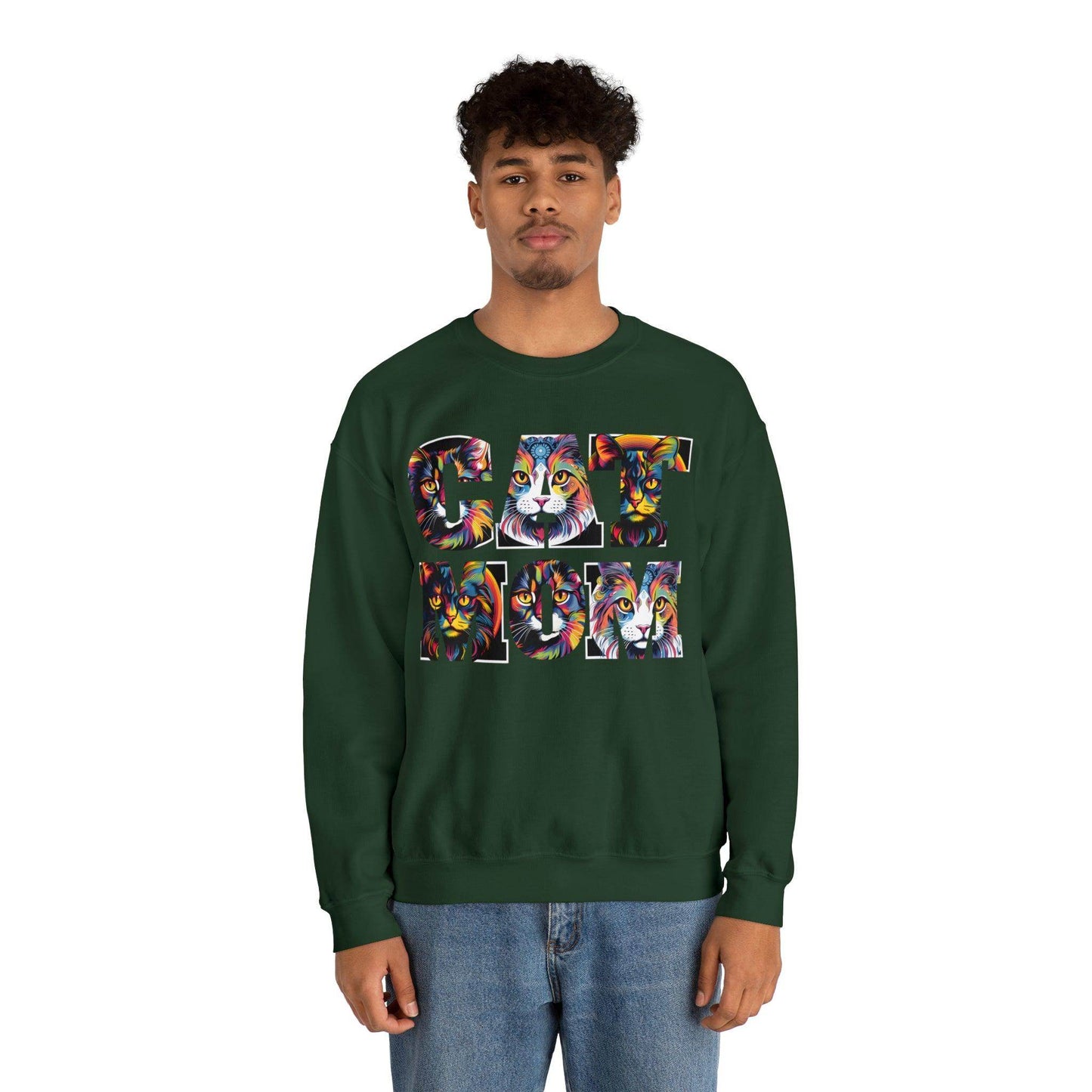 Vintage Cat Sweatshirt Cat Mom Sweatshirt Cat Crewneck Sweatshirt Cat Mom Gift Cat Lover Gift Animal Lover Cat Mama Shirt Cat Lover Sweater - Giftsmojo