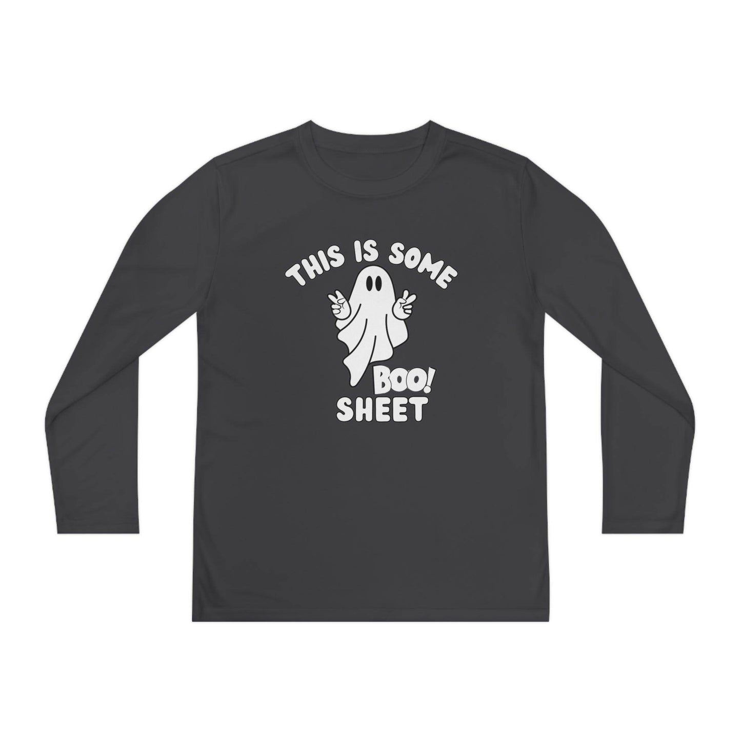 This is some Boo Sheet Youth Halloween Costume Long Sleeve Competitor Tee Boo Sheet Halloween Shirt - Giftsmojo