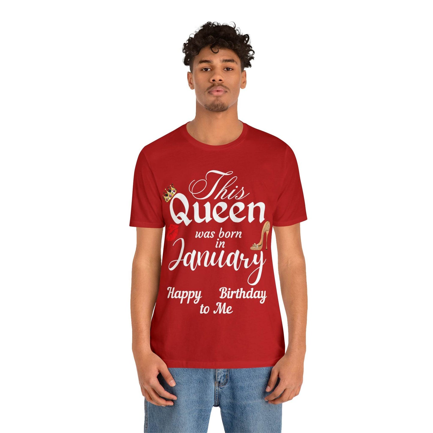 Birthday Queen Shirt, Gift for Birthday, This Queen was born in January Shirt, Funny Queen Shirt, Funny Birthday Shirt, Birthday Gift - Giftsmojo