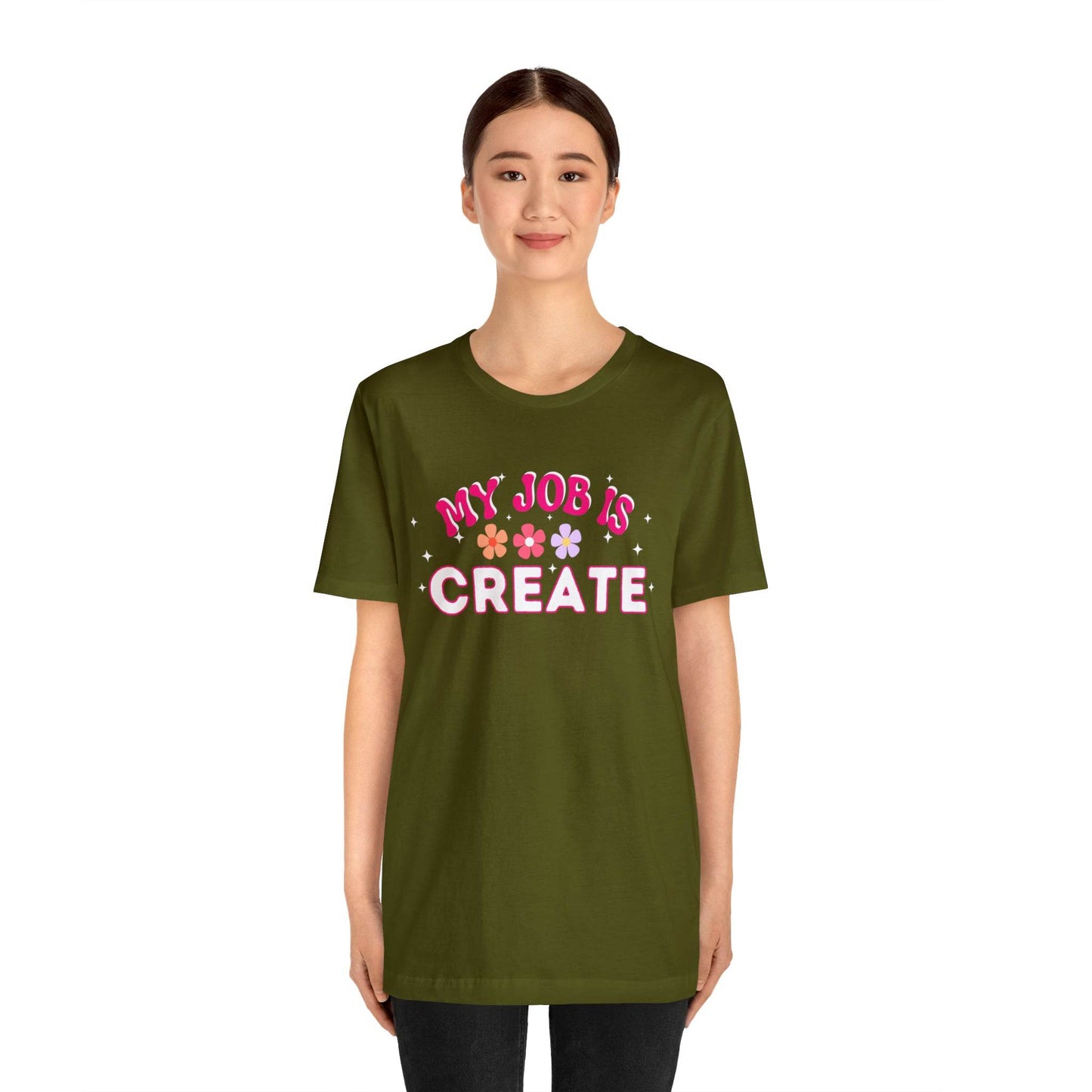 My Job is Create Shirt Artist Shirt, Content Creator Shirt Blogger Shirt Vlogger Shirt, Youtuber shirt - Giftsmojo