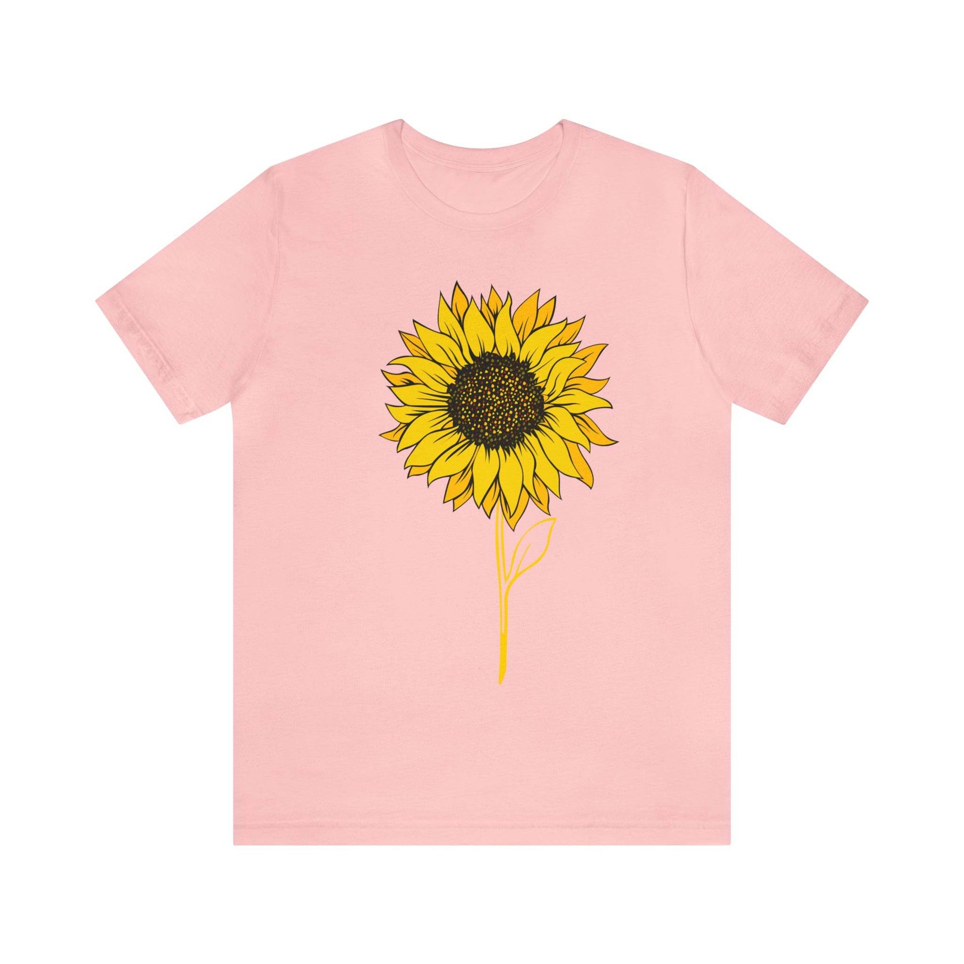 Sunflower Shirt, Floral Tee Shirt, Flower Shirt, Garden Shirt, Womens Fall Summer Shirt Sunshine Tee, Gift for Gardener, Nature love T shirt - Giftsmojo