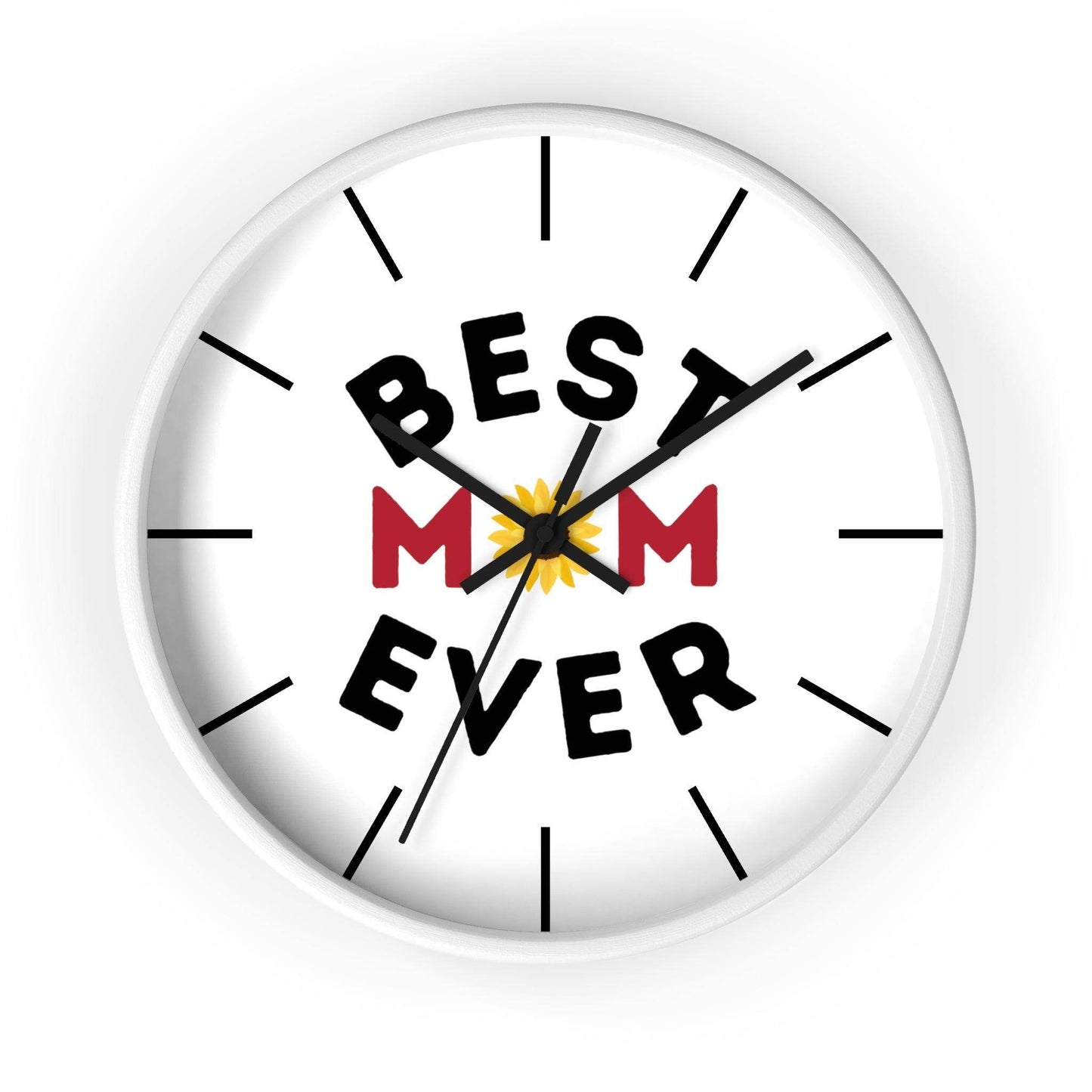 Best Mom Ever Clock, Wall Clock, Gift for Mom Home decor gift, House Warming gift, New Home Gift, - Giftsmojo