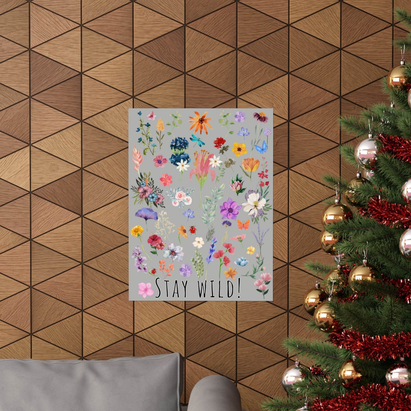 Watercolor Wildflowers Wall Art - Giftsmojo