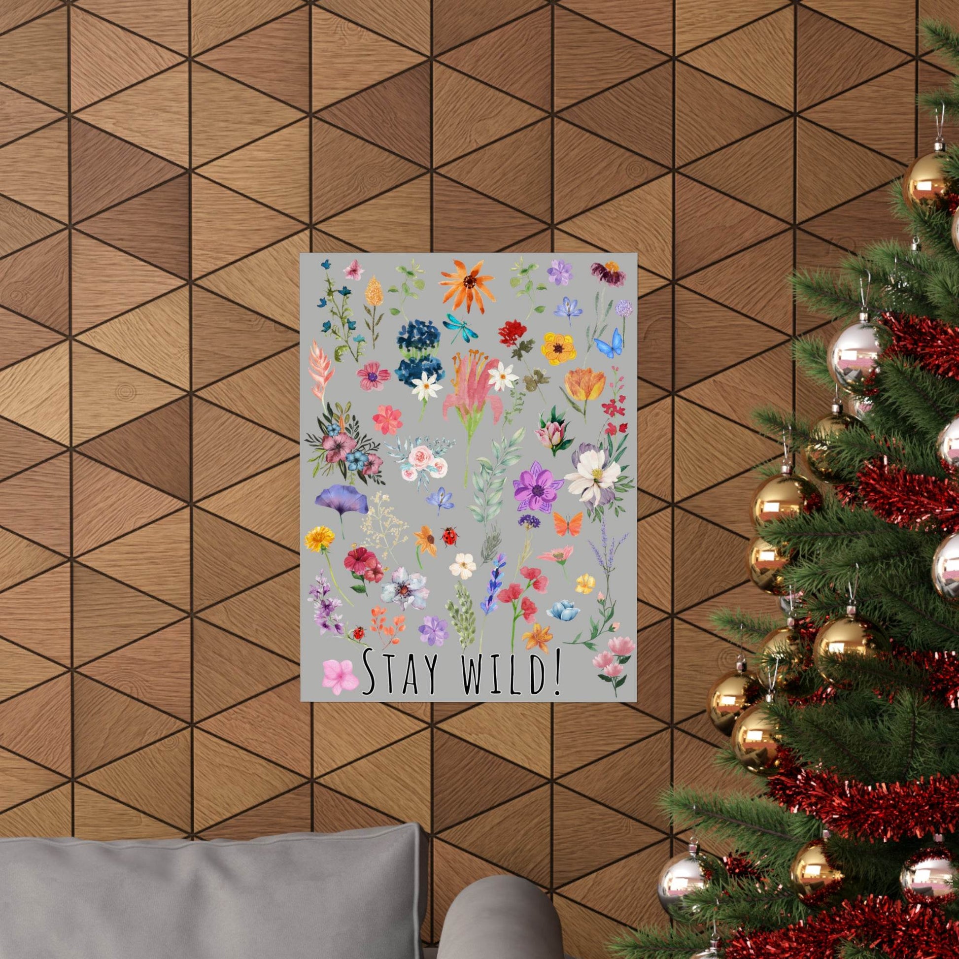 Watercolor Wildflowers Wall Art - Giftsmojo