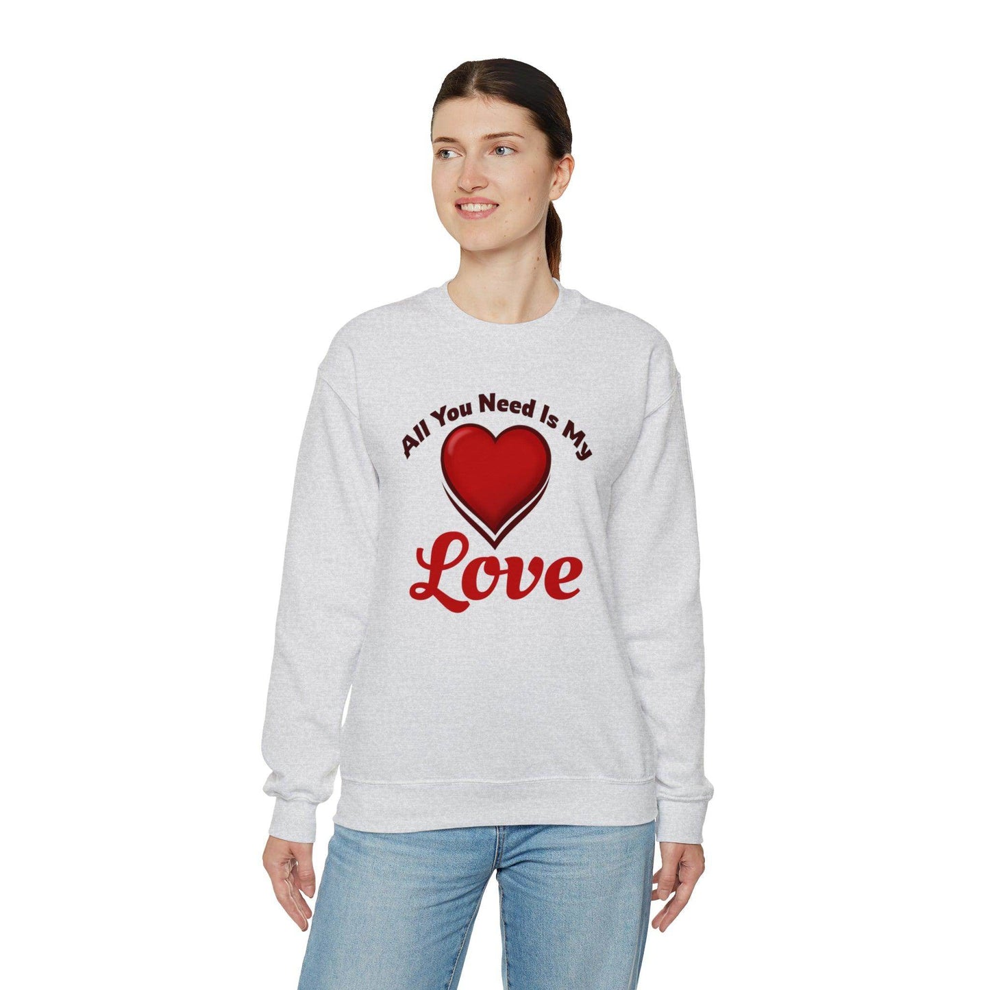 All you need is My Love Tee Hooded Sweatshirt - Giftsmojo