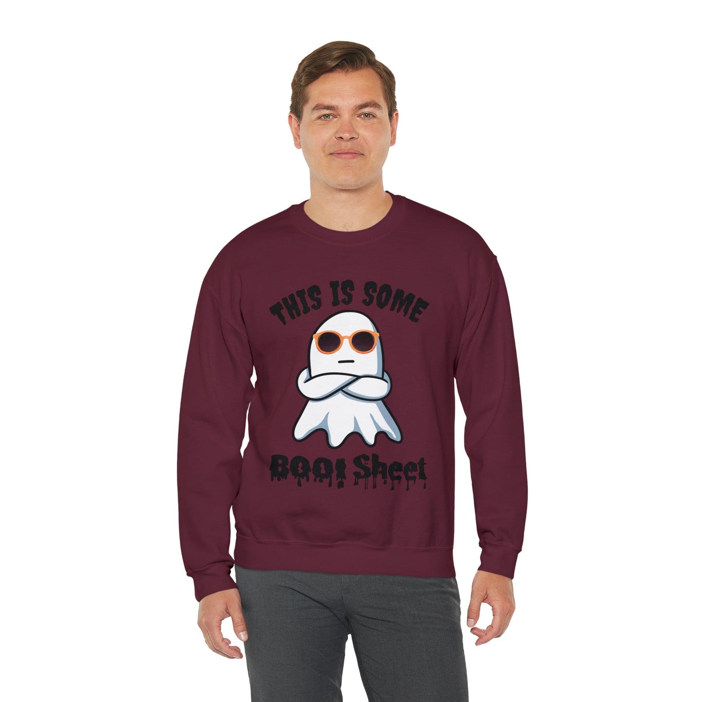 This Is Some Boo Sheet Funny HalloweenSweatshirt Funny Halloween Costume Spooky Season Tee Boo Ghost Sweatshirt Gift for Birthday Christmas
