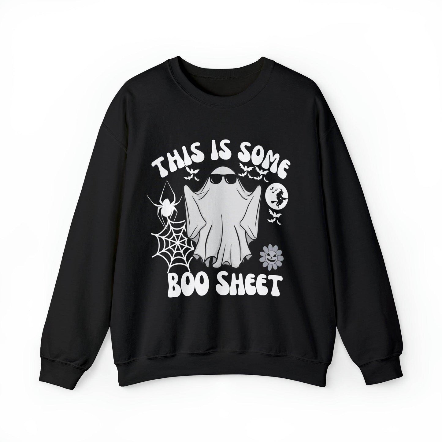 This Is Some Boo Sheet Ghost Sweatshirt Cute Ghost Sweatshirt Boo Ghost Sweatshirt Gift Shirt Funny Halloween Shirt Spooky Season Shirt - Giftsmojo