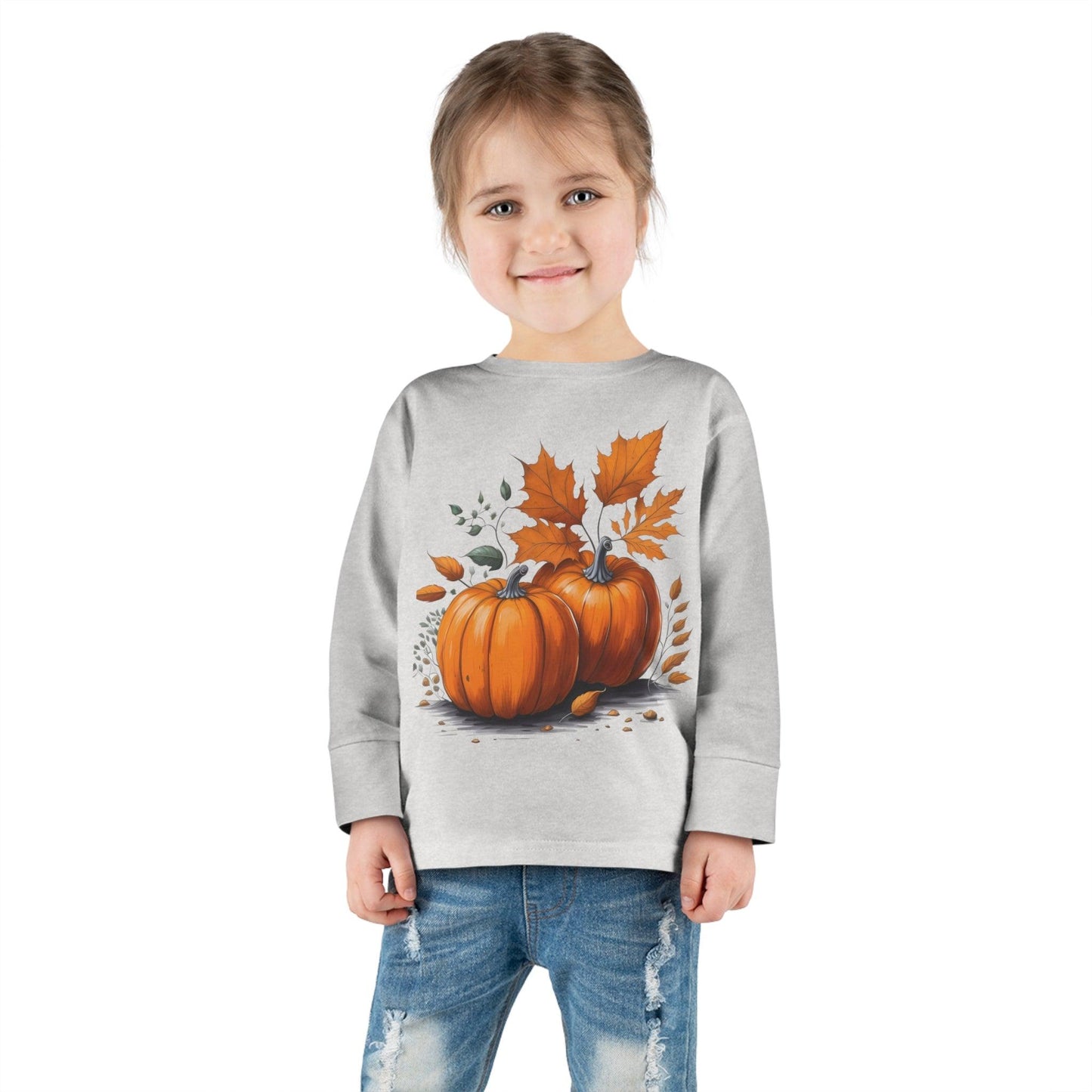 Kids Halloween Pumpkin Shirt Fall Shirt Kids Halloween Costume Kids Trick or Treat Outfit for Halloween - Giftsmojo