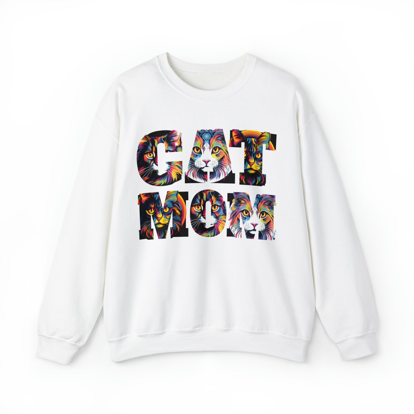 Vintage Cat Sweatshirt Cat Mom Sweatshirt Cat Crewneck Sweatshirt Cat Mom Gift Cat Lover Gift Animal Lover Cat Mama Shirt Cat Lover Sweater