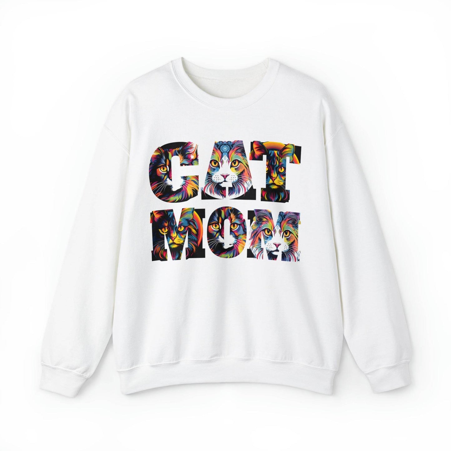Vintage Cat Sweatshirt Cat Mom Sweatshirt Cat Crewneck Sweatshirt Cat Mom Gift Cat Lover Gift Animal Lover Cat Mama Shirt Cat Lover Sweater - Giftsmojo