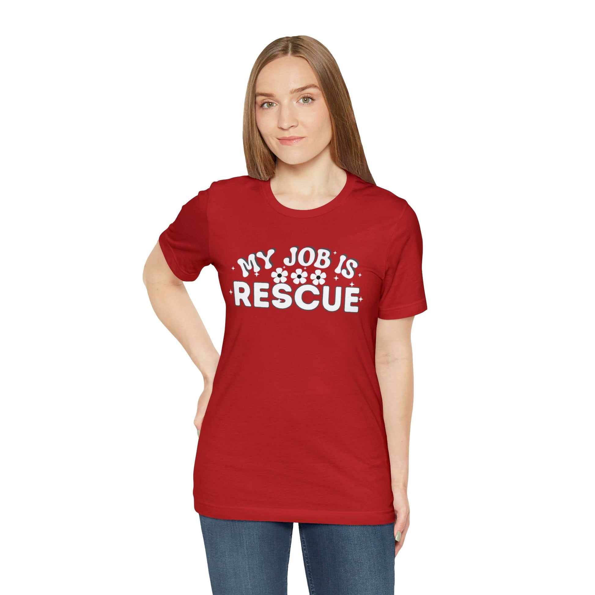 My Job is Rescue Shirt Firefighter Shirt Coast Guard Shirt - Giftsmojo
