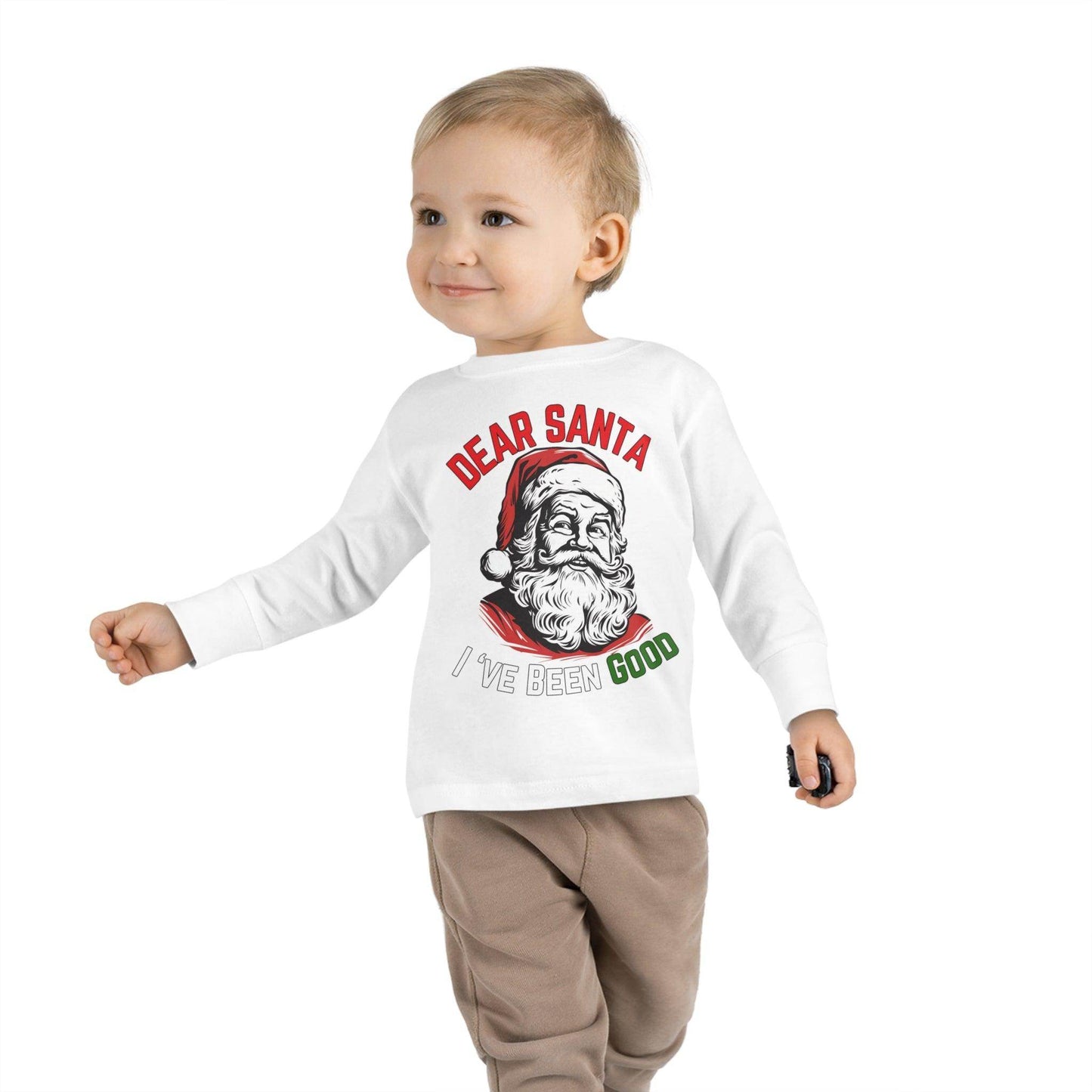 Santa I Have Been Good Christmas Shirt for Kids Christmas Outfit for Kids - Giftsmojo