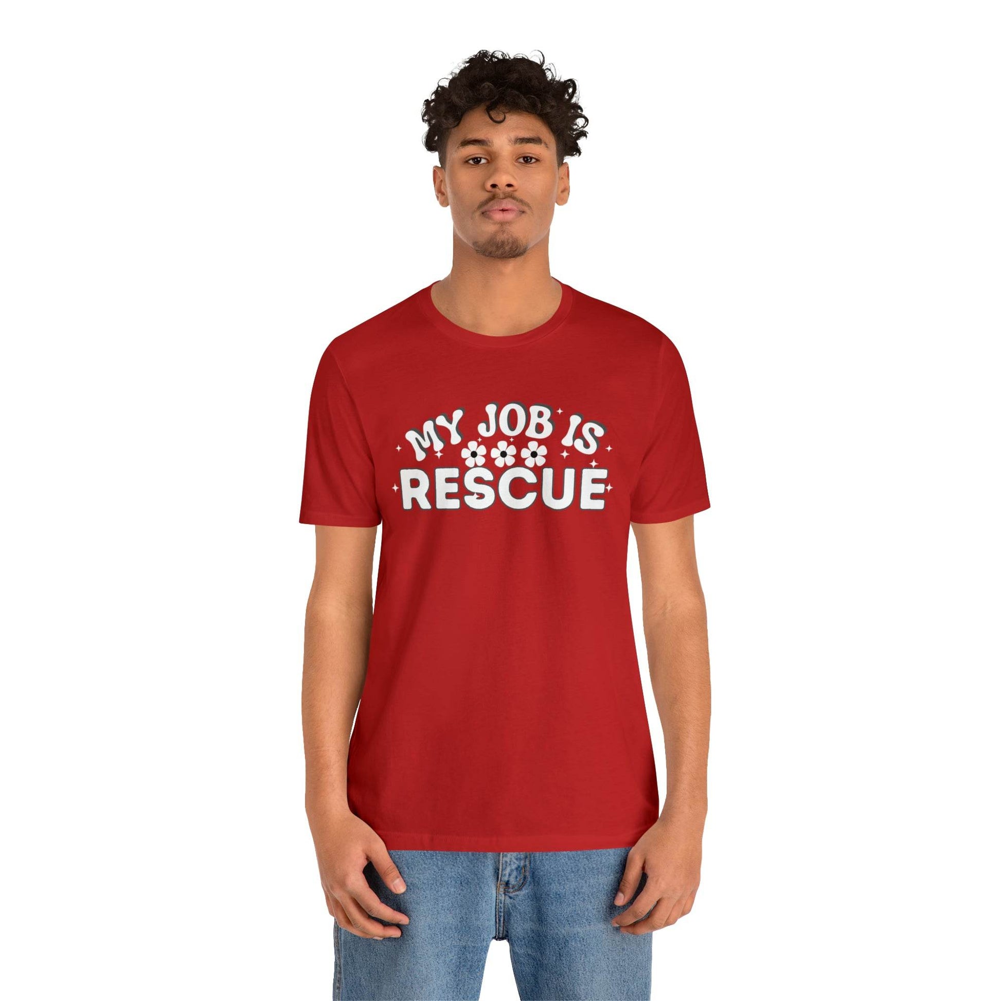 My Job is Rescue Shirt Firefighter Shirt Coast Guard Shirt - Giftsmojo