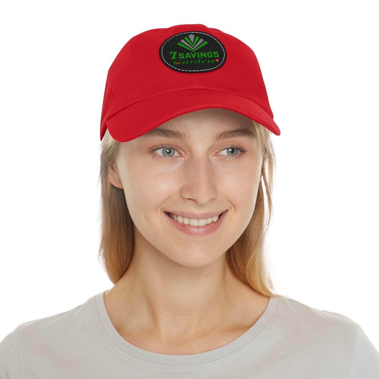 7savings Dad Hat with Leather Patch (Round) Plant lover hat - Giftsmojo