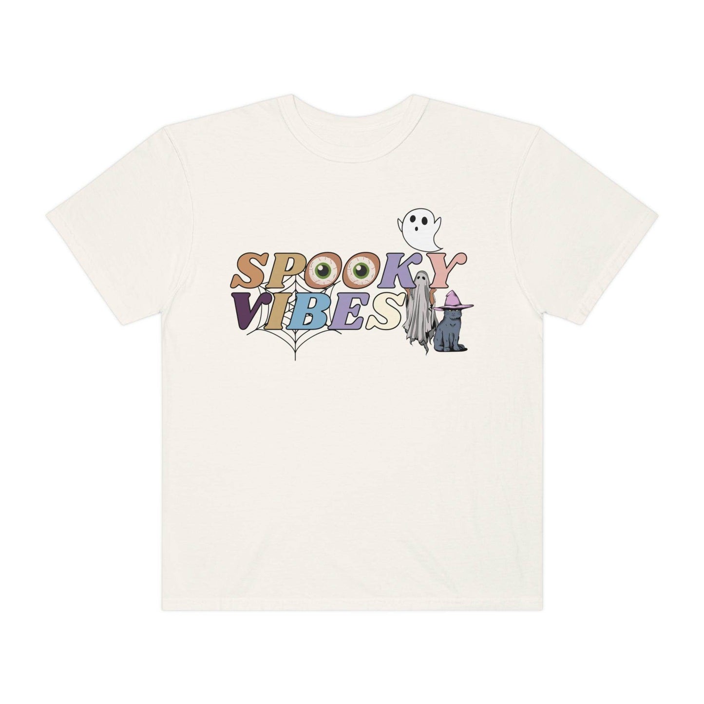 Retro Halloween Tshirt, Spooky Vibes Shirt, Vintage Shirt Halloween Shirt - Giftsmojo