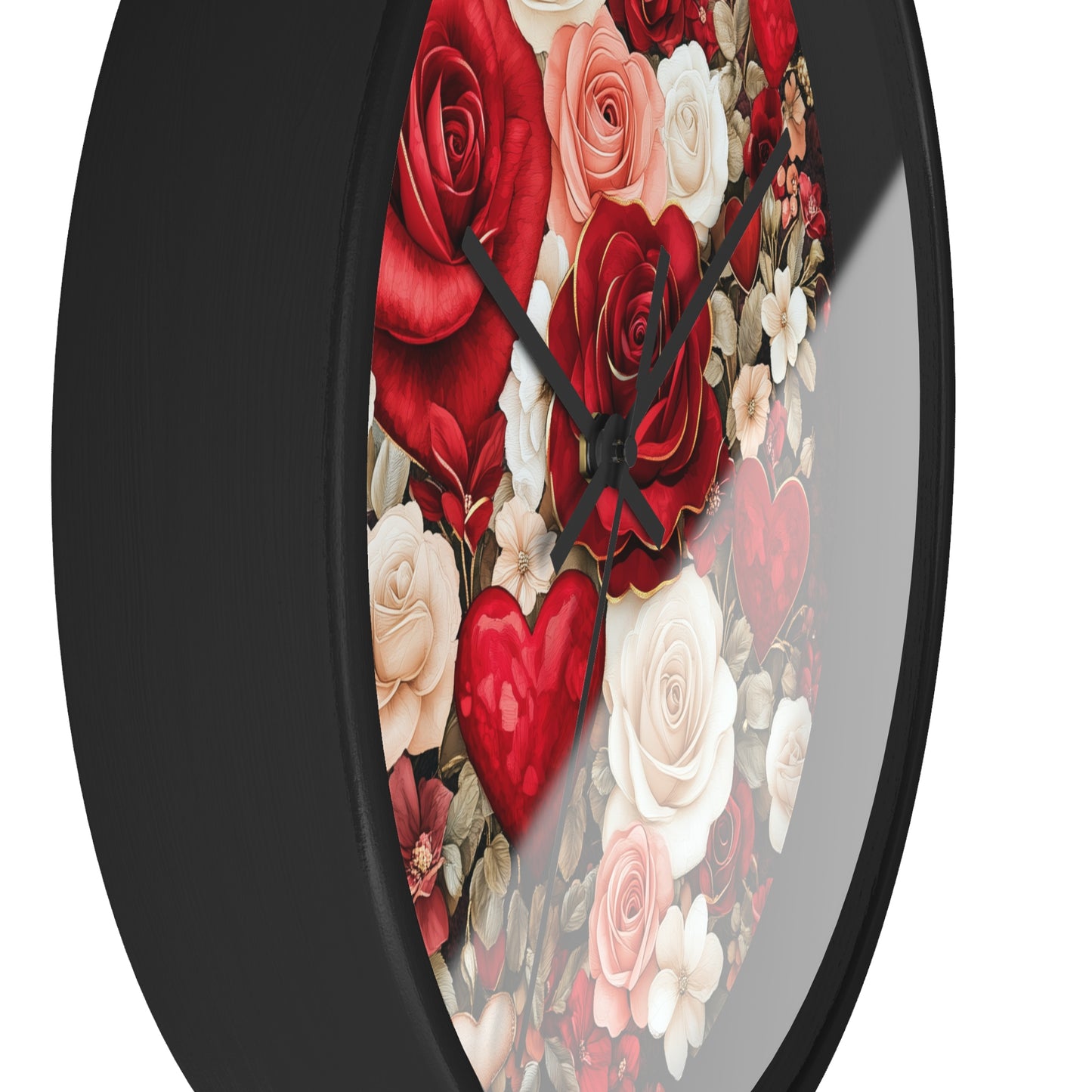 Botanical Home Decor Floral Clock Flower Wall Clock, Nature Lover Gift