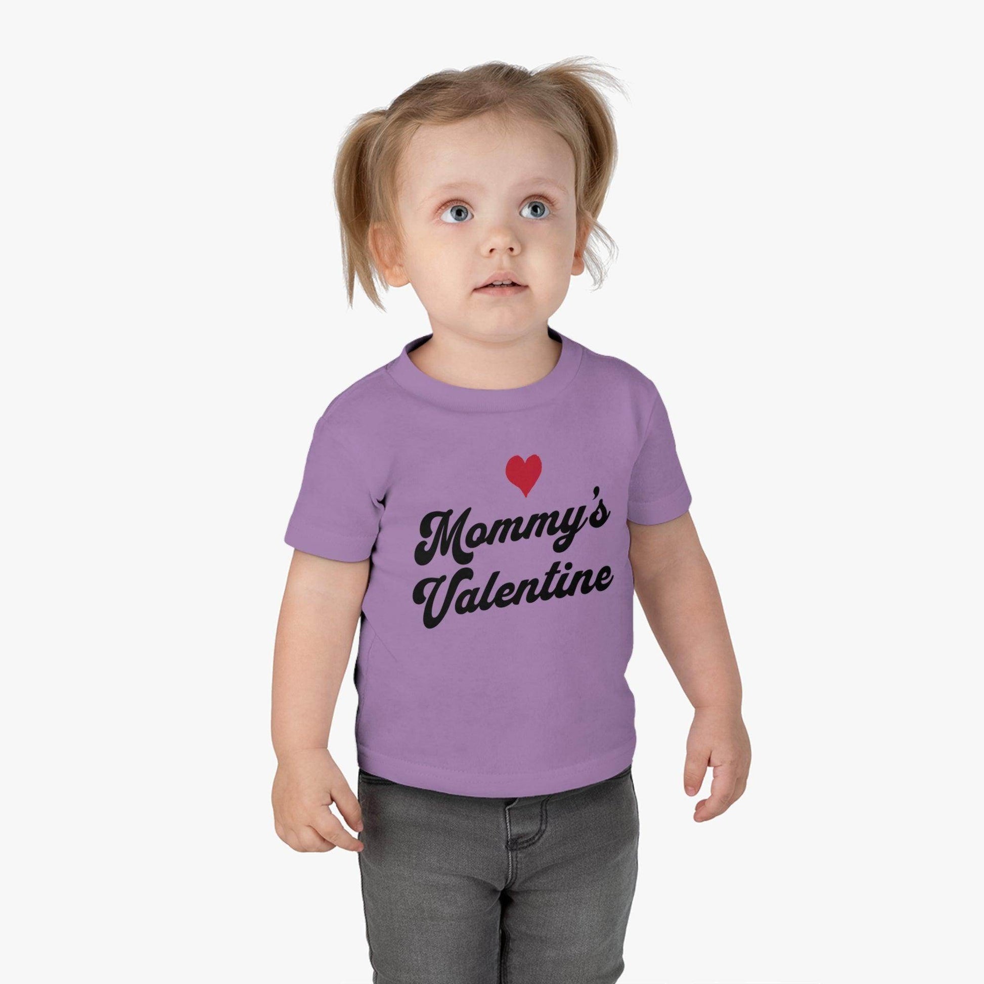 Mommy's Valentine - Kids Valentine day shirt - Giftsmojo