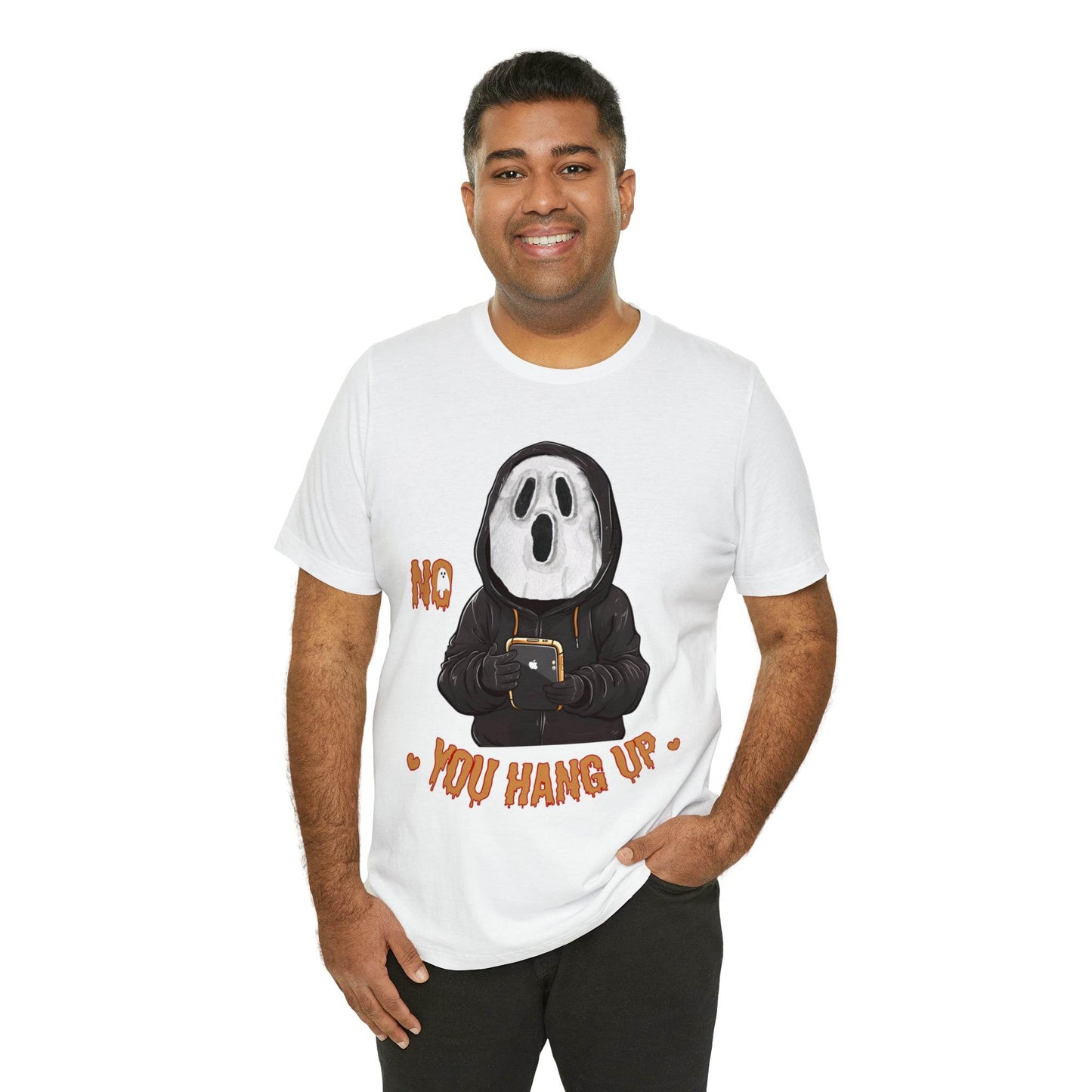 Elevate Your Halloween Style with the Playful 'No You Hang Up' Shirt Spooky shirt - Giftsmojo