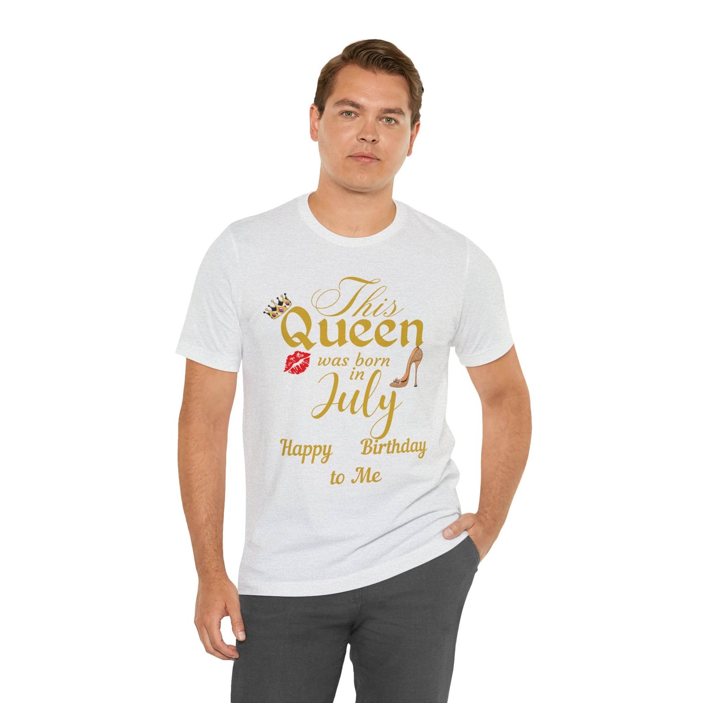Birthday Queen Shirt, Gift for Birthday, This Queen was born in July Shirt, Funny Queen Shirt, Funny Birthday Shirt, Birthday Gift - Giftsmojo