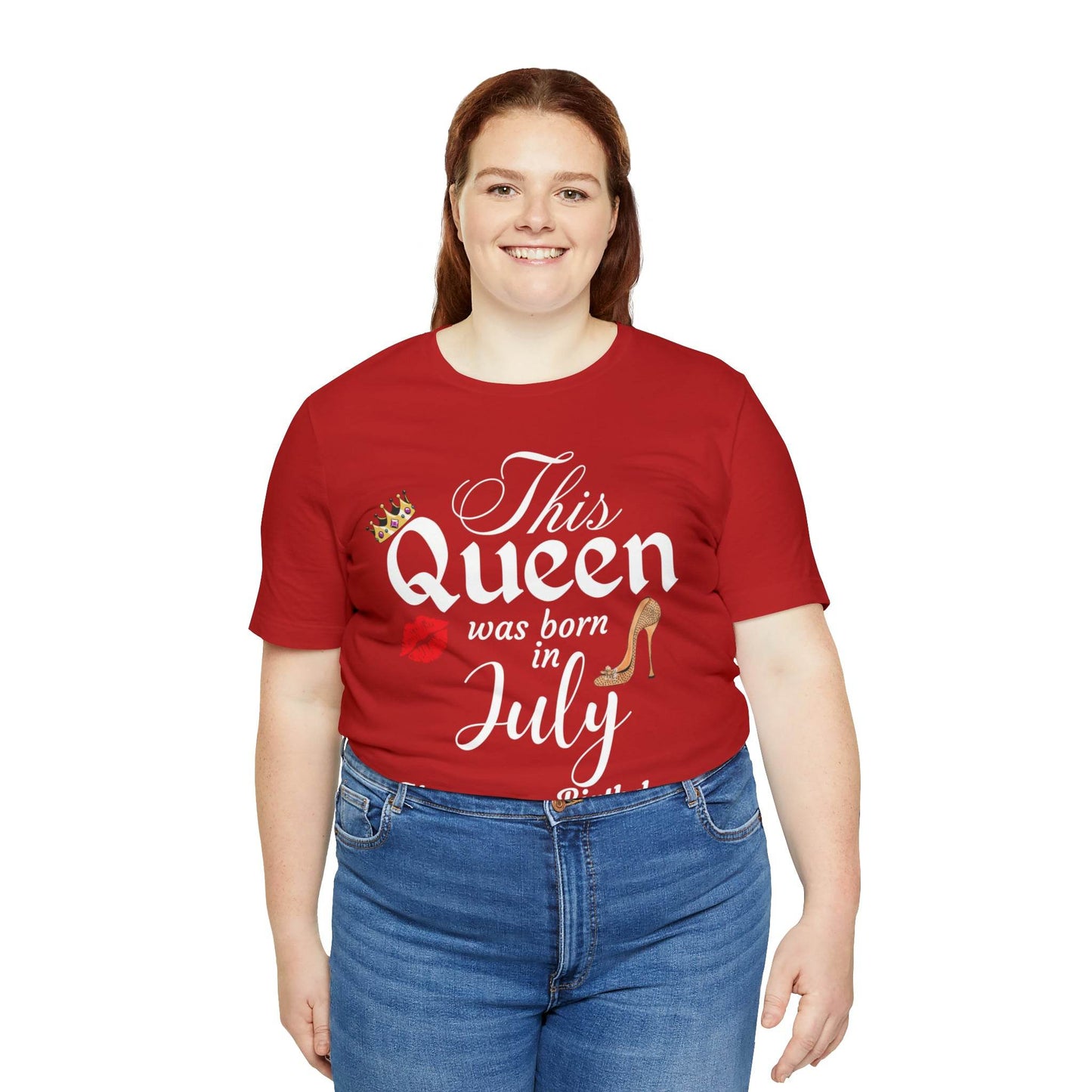 Birthday Queen Shirt, Gift for Birthday, This Queen was born in July Shirt, Funny Queen Shirt, Funny Birthday Shirt, Birthday Gift - Giftsmojo