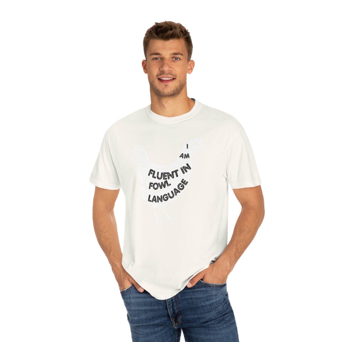 Chicken Shirt Chicken Tee Chicken Owner Gift -Fluent in Fowl Language Gift For Chicken Lover gift - Giftsmojo
