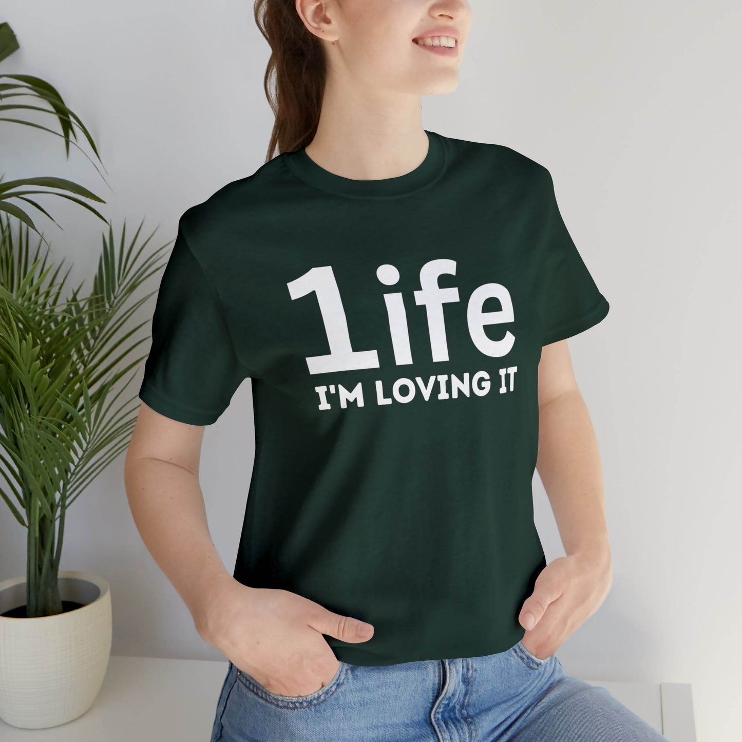 One life I'M Loving It Shirt Retro 1life shirt Live Your Life You Only Have One Life To Live Retro Shirt - Giftsmojo