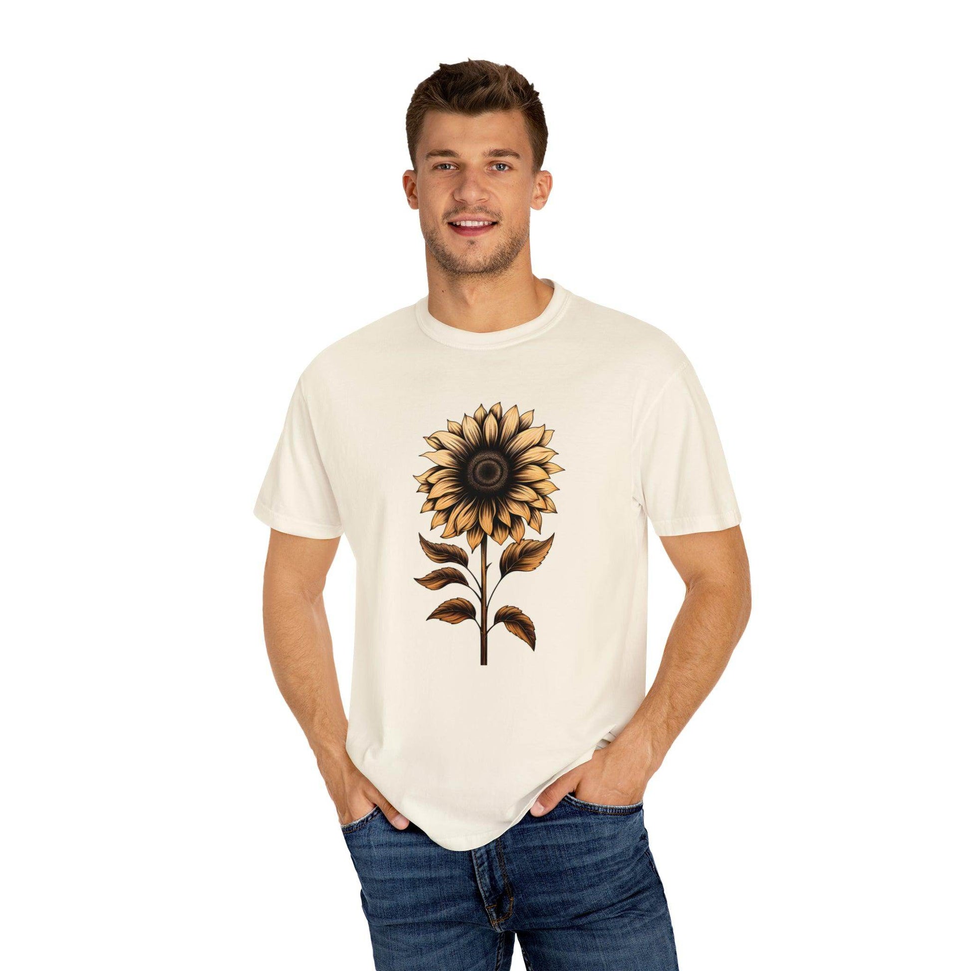 Vintage Sunflower Shirt Flower Shirt Aesthetic, Floral Graphic Tee Floral Shirt Flower T-shirt, Vintage Wild Flower Shirt Vintage Flower Shirt, - Giftsmojo