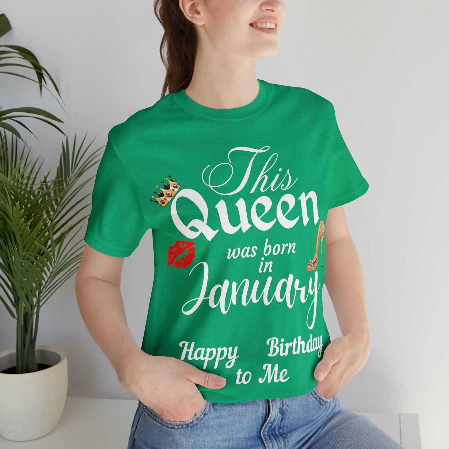 Birthday Queen Shirt, Gift for Birthday, This Queen was born in January Shirt, Funny Queen Shirt, Funny Birthday Shirt, Birthday Gift - Giftsmojo
