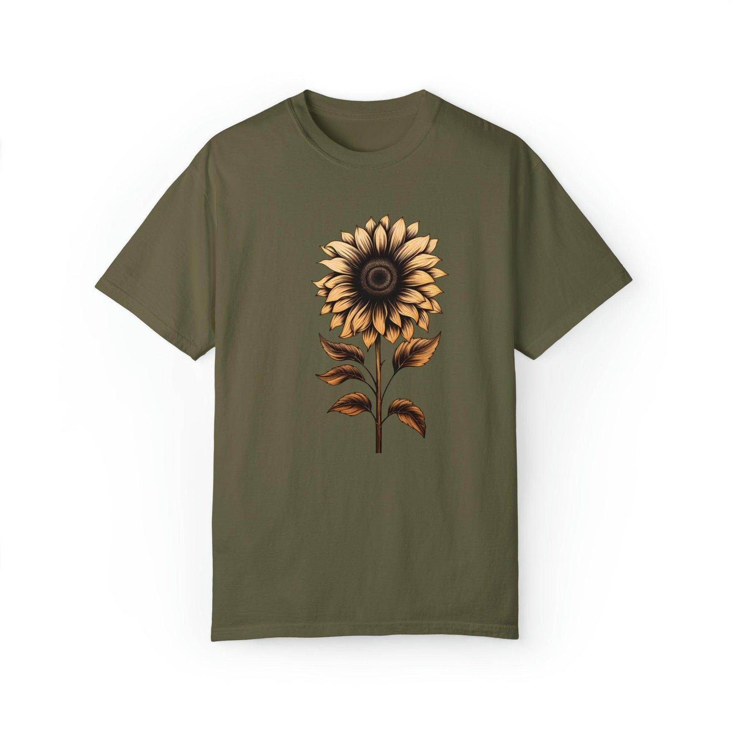 Vintage Sunflower Shirt Flower Shirt Aesthetic, Floral Graphic Tee Floral Shirt Flower T-shirt, Vintage Wild Flower Shirt Vintage Flower Shirt, - Giftsmojo