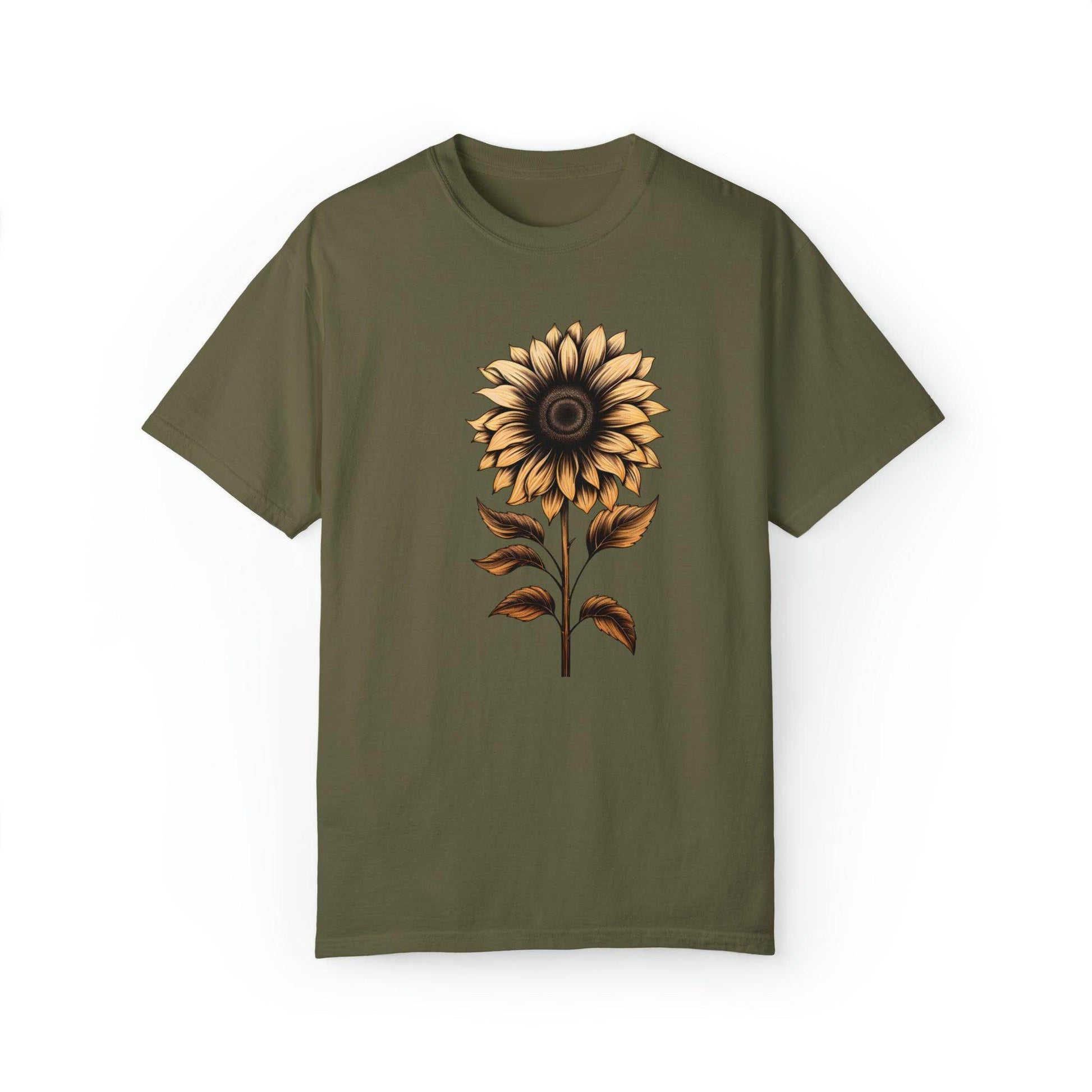 Vintage Sunflower Shirt Flower Shirt Aesthetic, Floral Graphic Tee Floral Shirt Flower T-shirt, Vintage Wild Flower Shirt Vintage Flower Shirt, - Giftsmojo