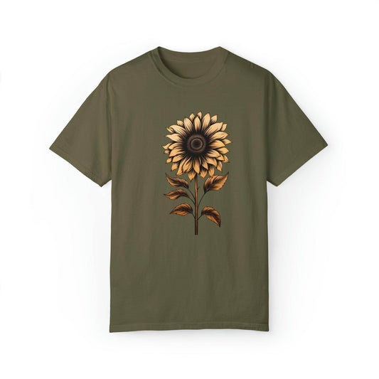 Vintage Sunflower Shirt Flower Shirt Aesthetic, Floral Graphic Tee Floral Shirt Flower T-shirt, Vintage Wild Flower Shirt Vintage Flower Shirt, - Giftsmojo