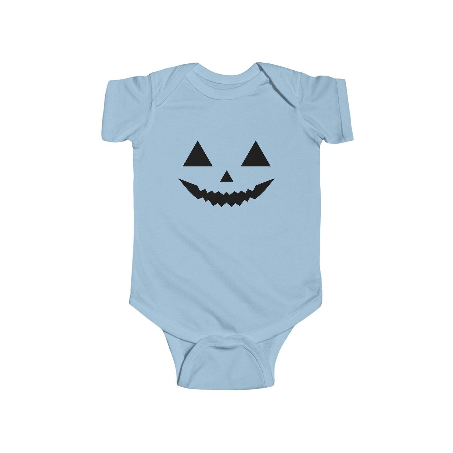 Infant Pumpkin Face Onesie Infant Halloween Costume Infant Fine Jersey Bodysuit for Halloween Infant Halloween Onesie - Giftsmojo