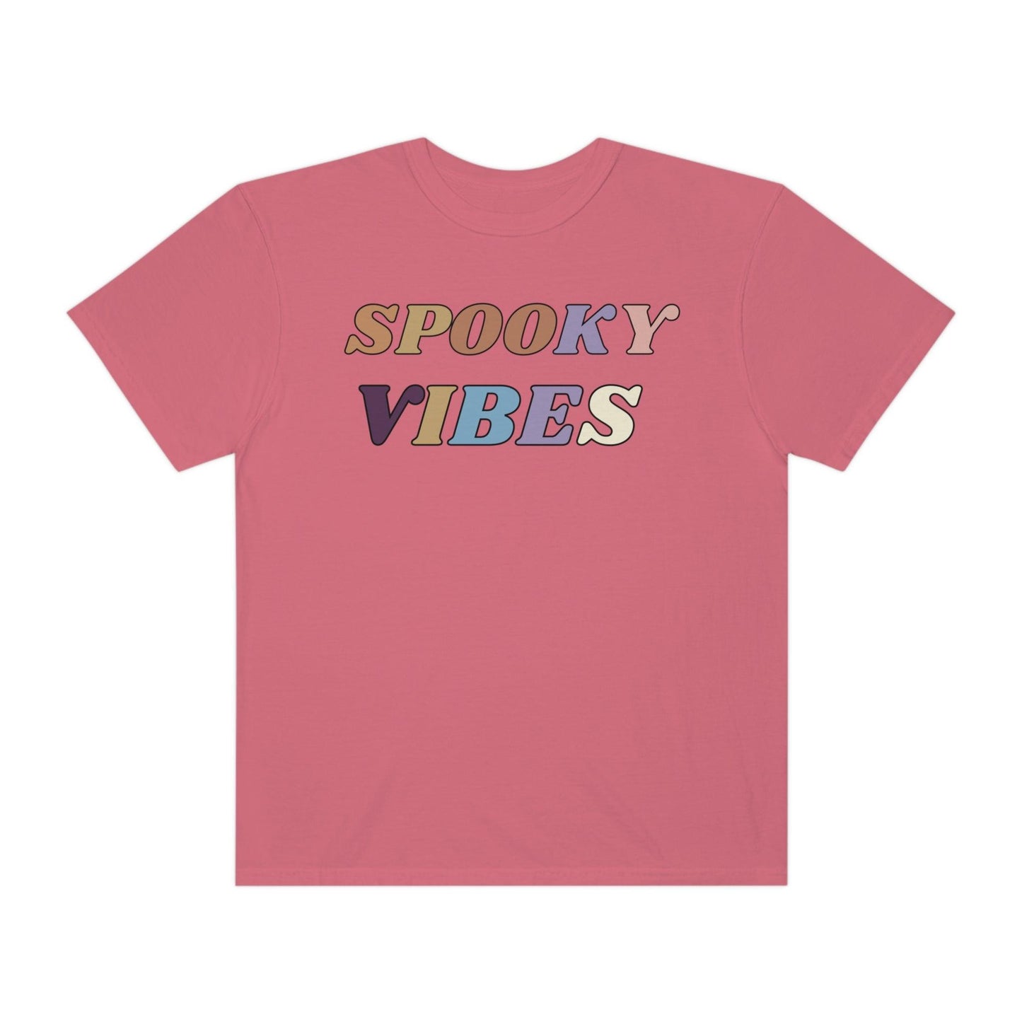 Retro Halloween Tshirt, Spooky Vibes Shirt, Vintage Shirt Halloween Shirt - Cute Fall Shirt