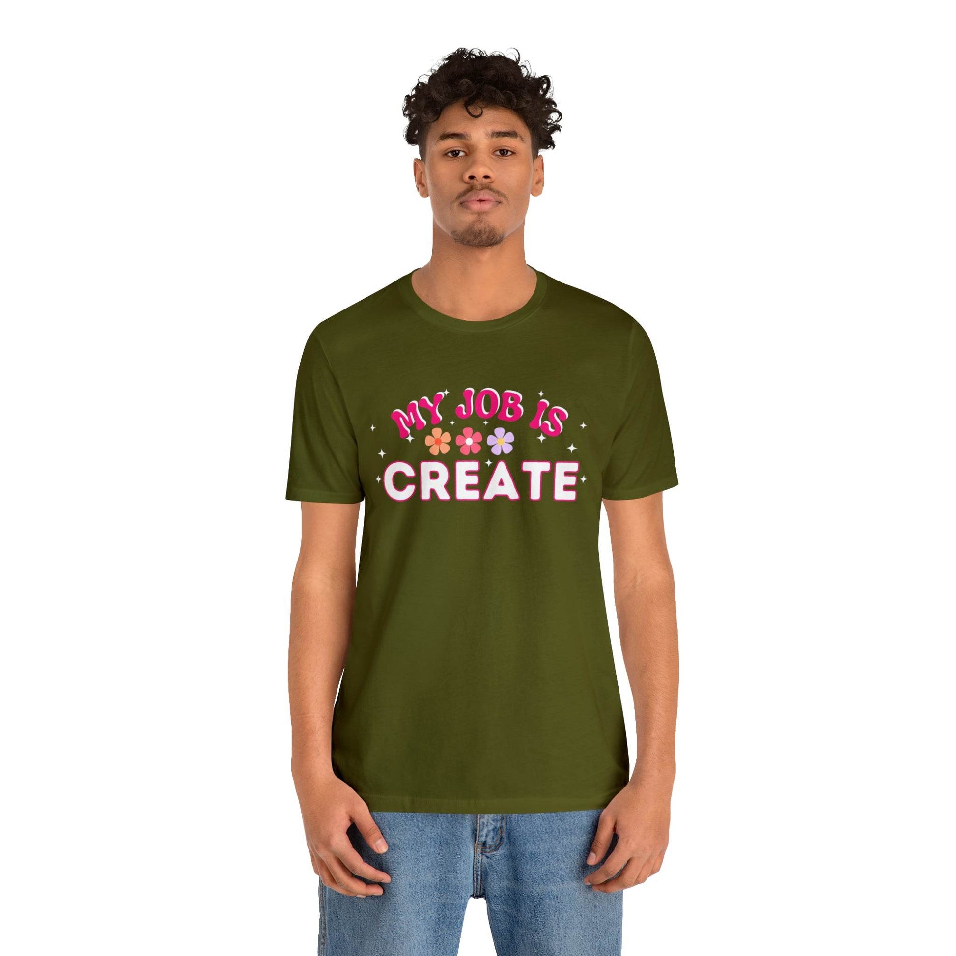 My Job is Create Shirt Artist Shirt, Content Creator Shirt Blogger Shirt Vlogger Shirt, Youtuber shirt - Giftsmojo