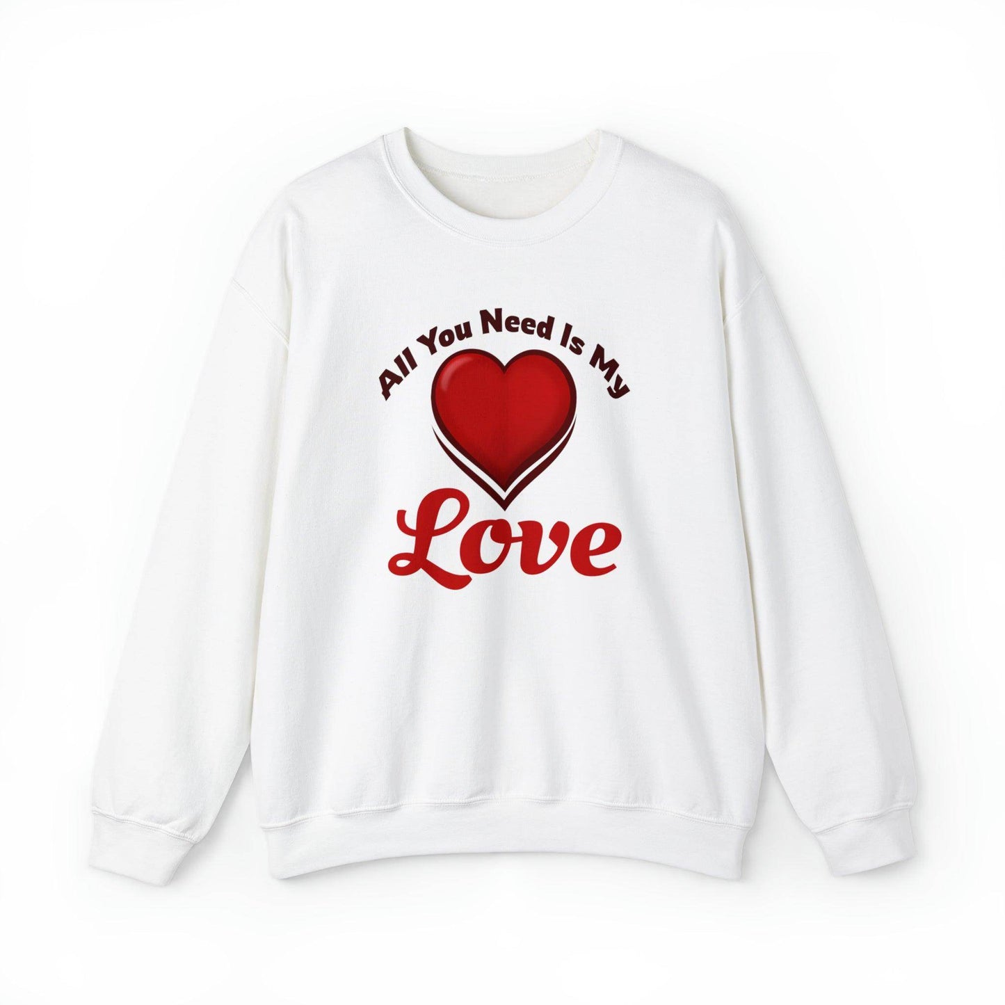 All you need is My Love Tee Hooded Sweatshirt - Giftsmojo