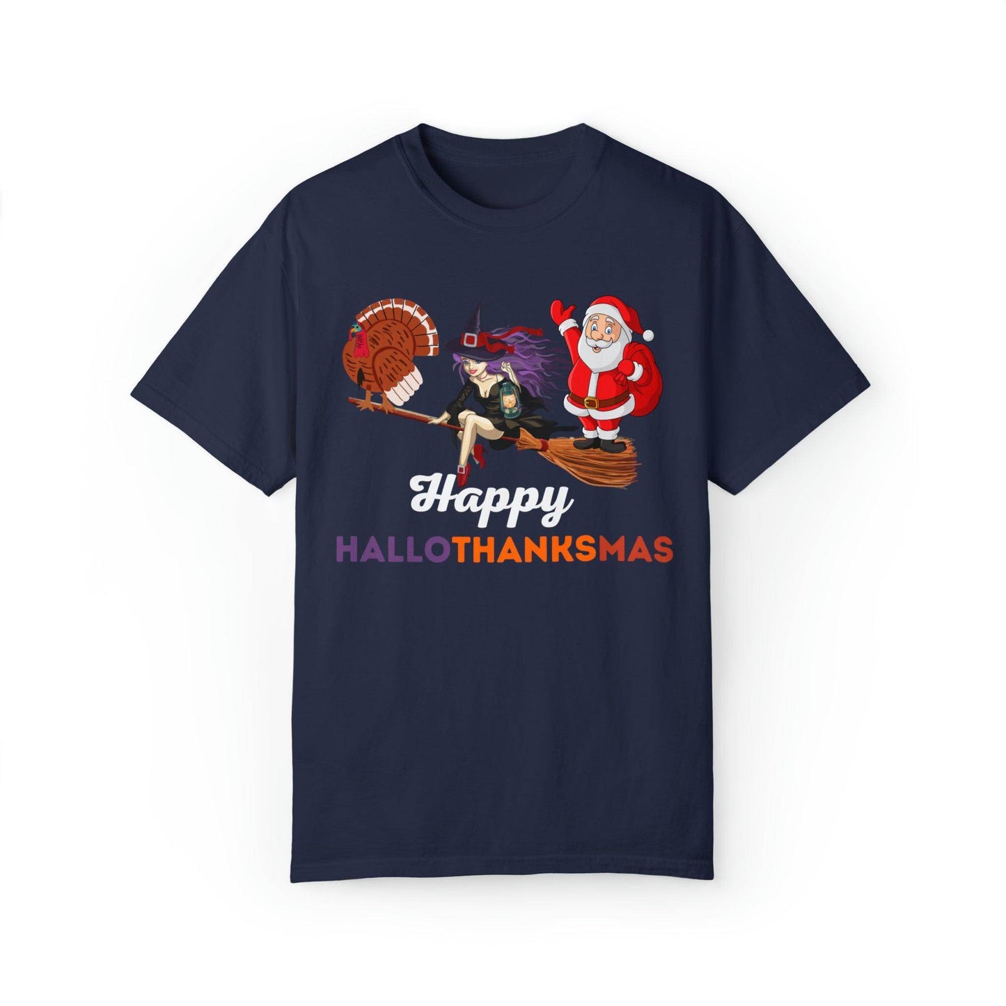 Happy HALLOTHANKSMAS Gift for Fall Halloween Thanksgiving Christmas Gift - Giftsmojo