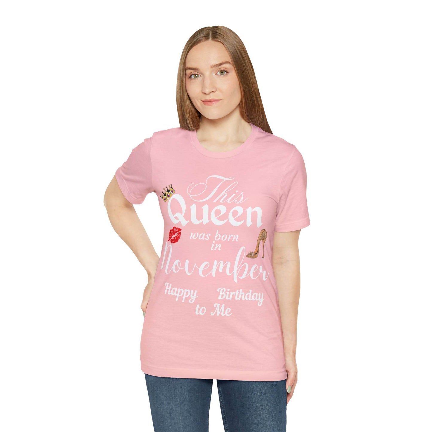 Birthday Queen Shirt, Gift for Birthday, This Queen was born in November Shirt, Funny Queen Shirt, Funny Birthday Shirt, Birthday Gift - Giftsmojo